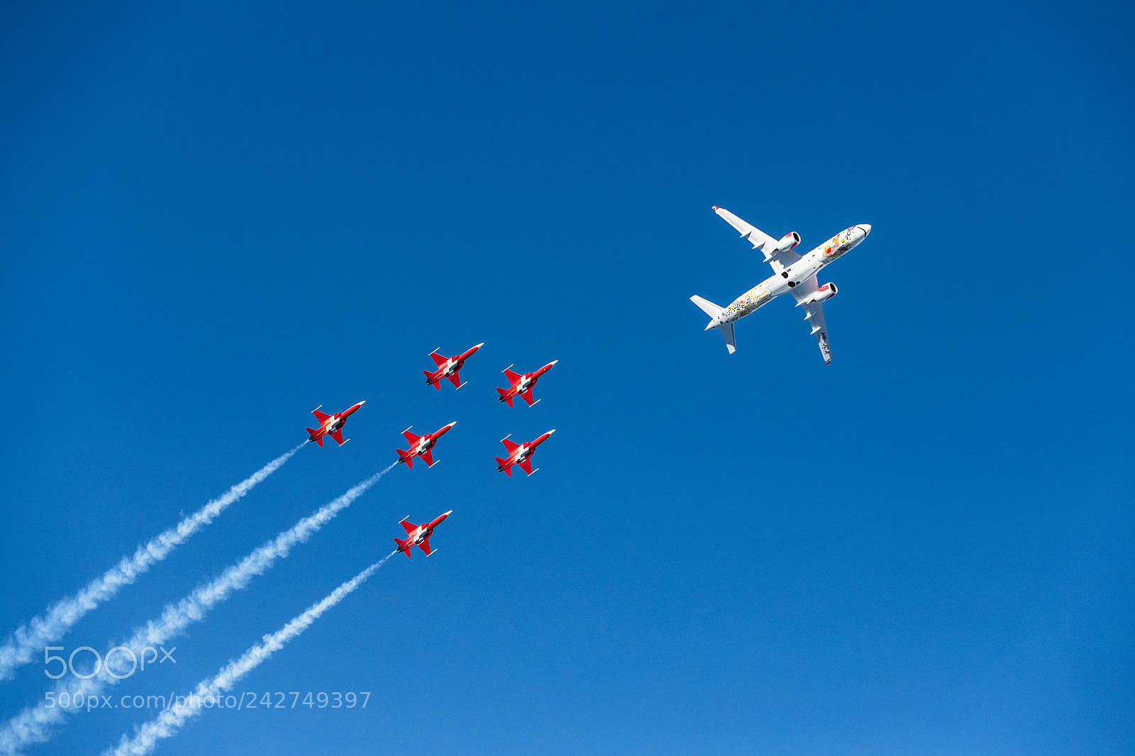 Canon EOS-1D X Mark II sample photo. Patrouille suisse swiss in photography