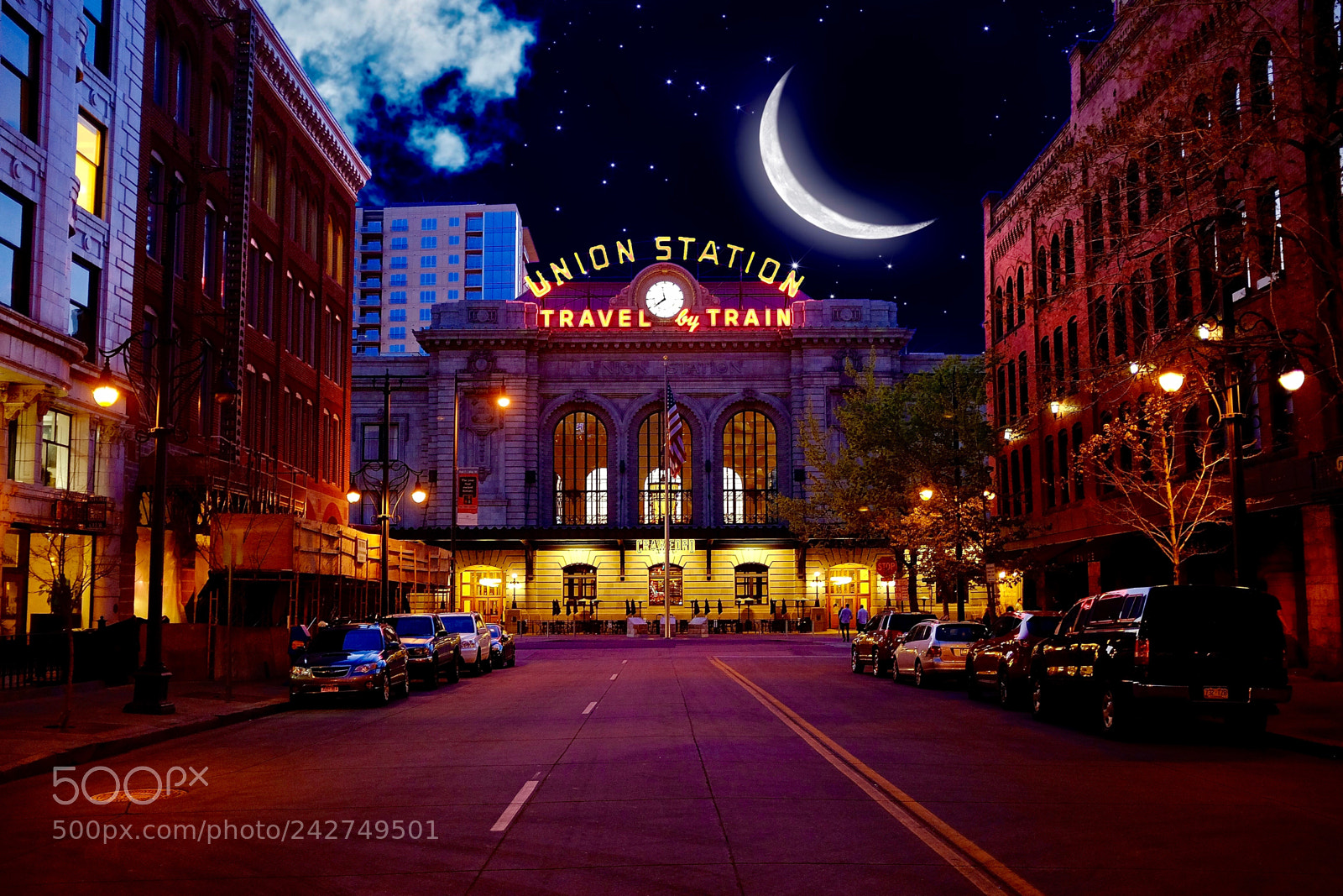 Fujifilm X100S sample photo. Union station denver, colorado photography