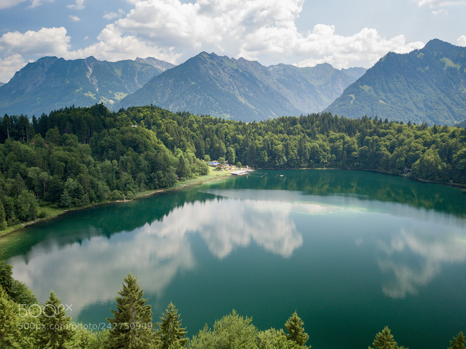 DJI FC220 sample photo. Freibergsee photography