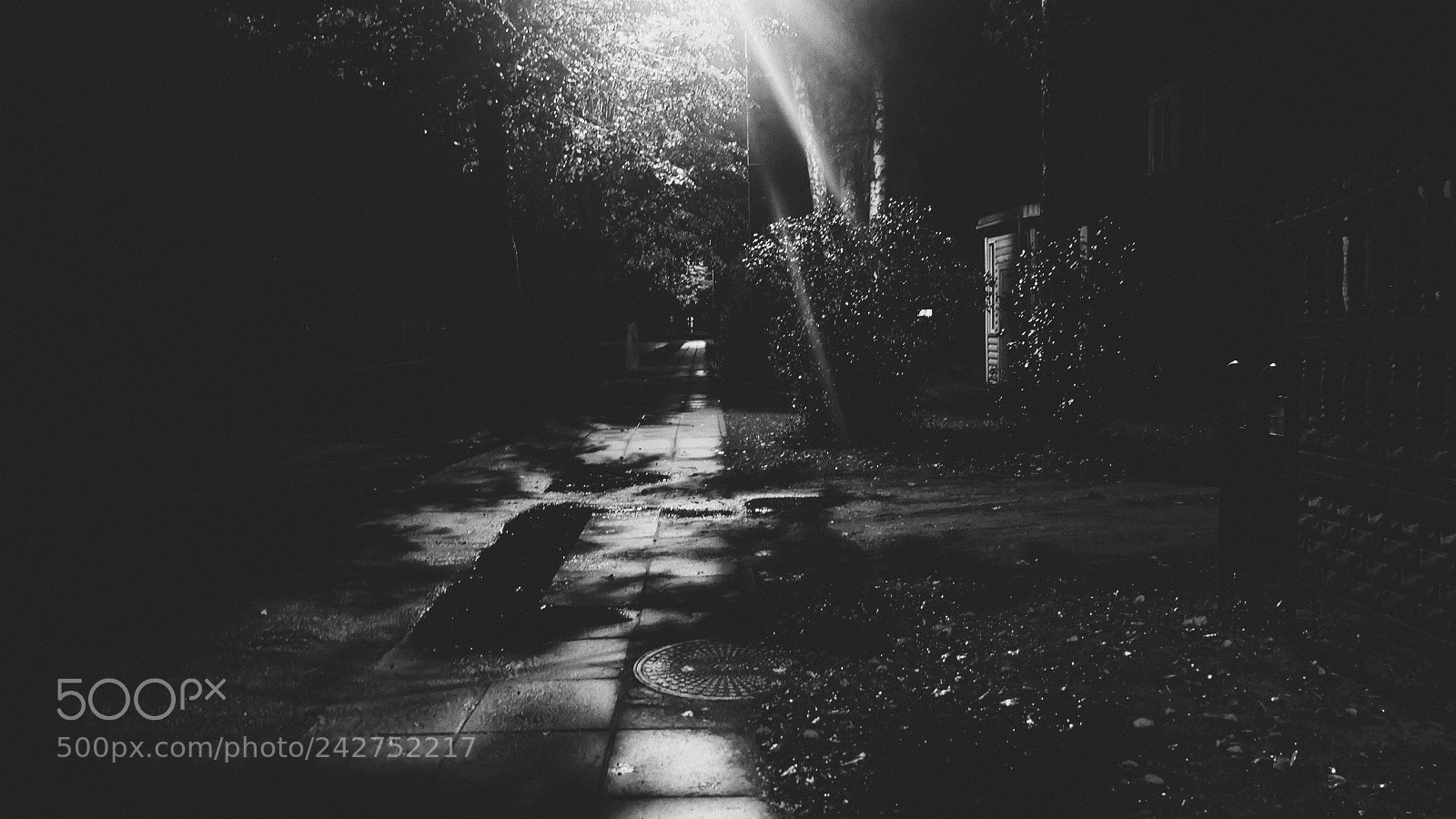 Fujifilm X-A1 sample photo. Rainy sidewalk photography
