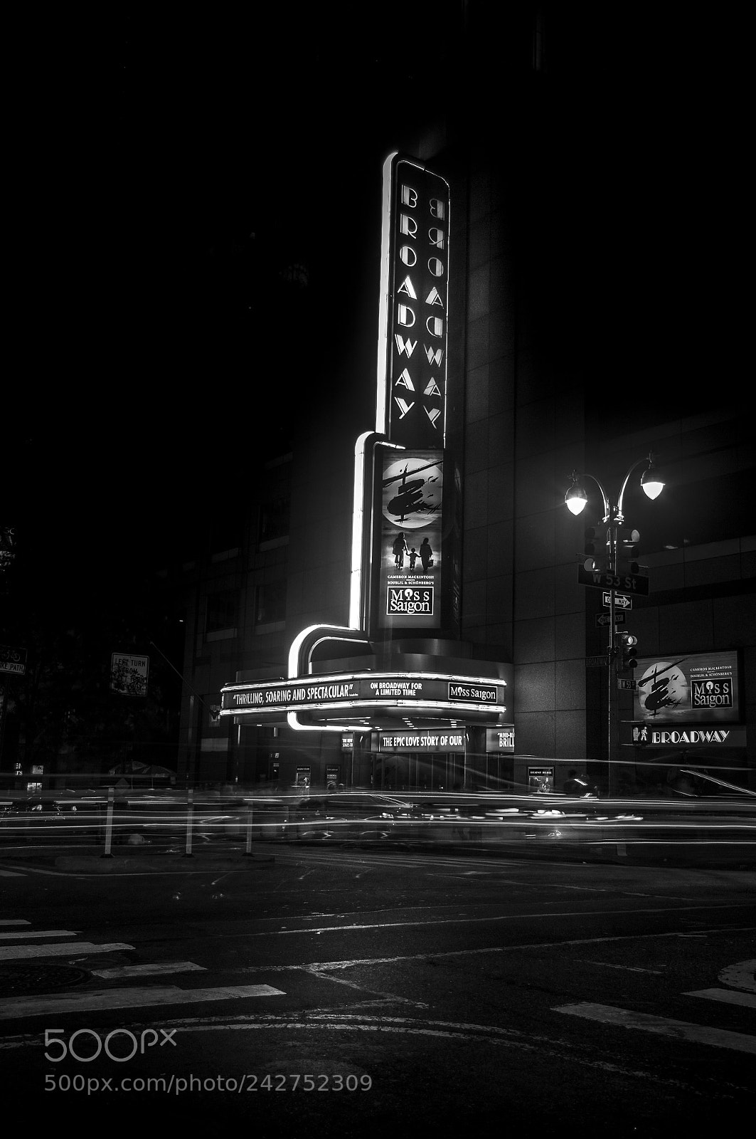 Pentax K-7 sample photo. Marquee miss saigon photography