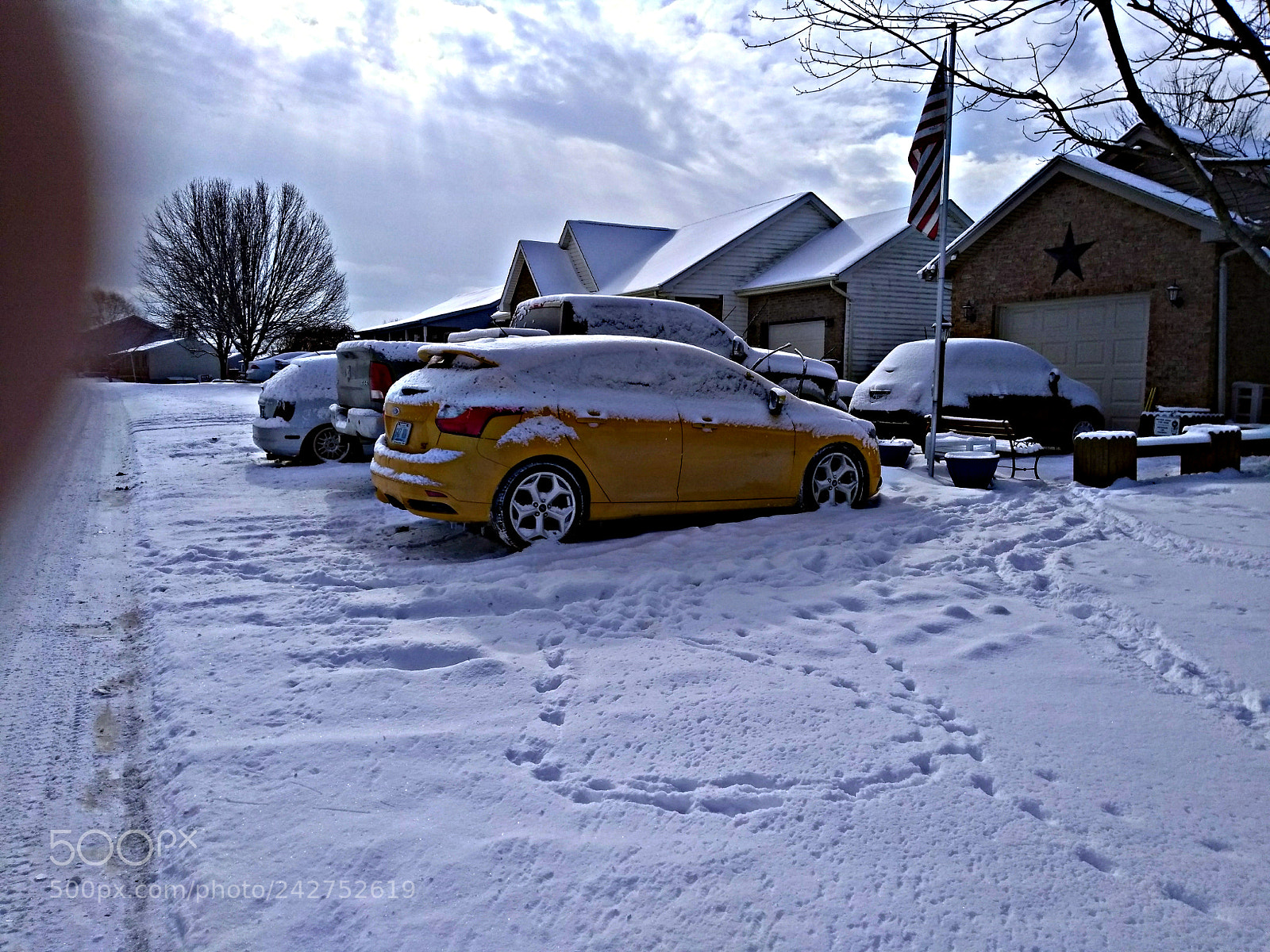Motorola Moto E (4) Plus sample photo. Ford focus st turbo photography