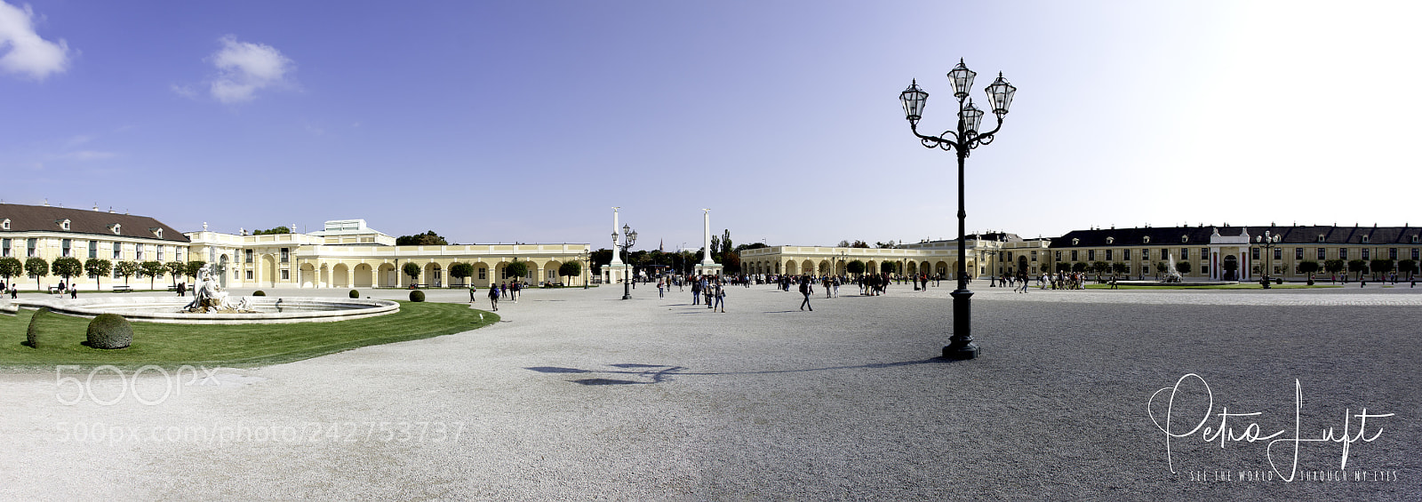 Canon EOS 50D sample photo. Panorama schonbrun photography