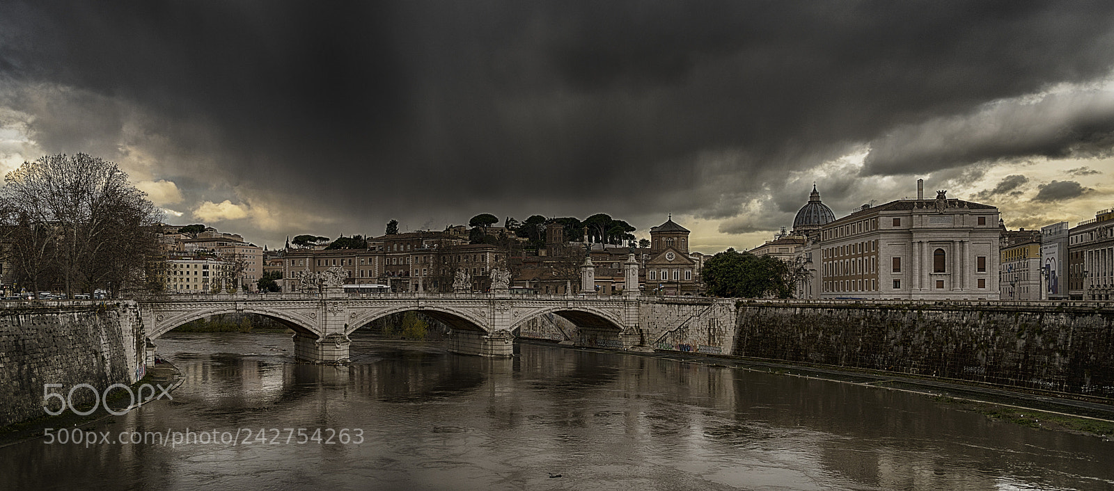 Nikon D850 sample photo. Dark sky at rome photography