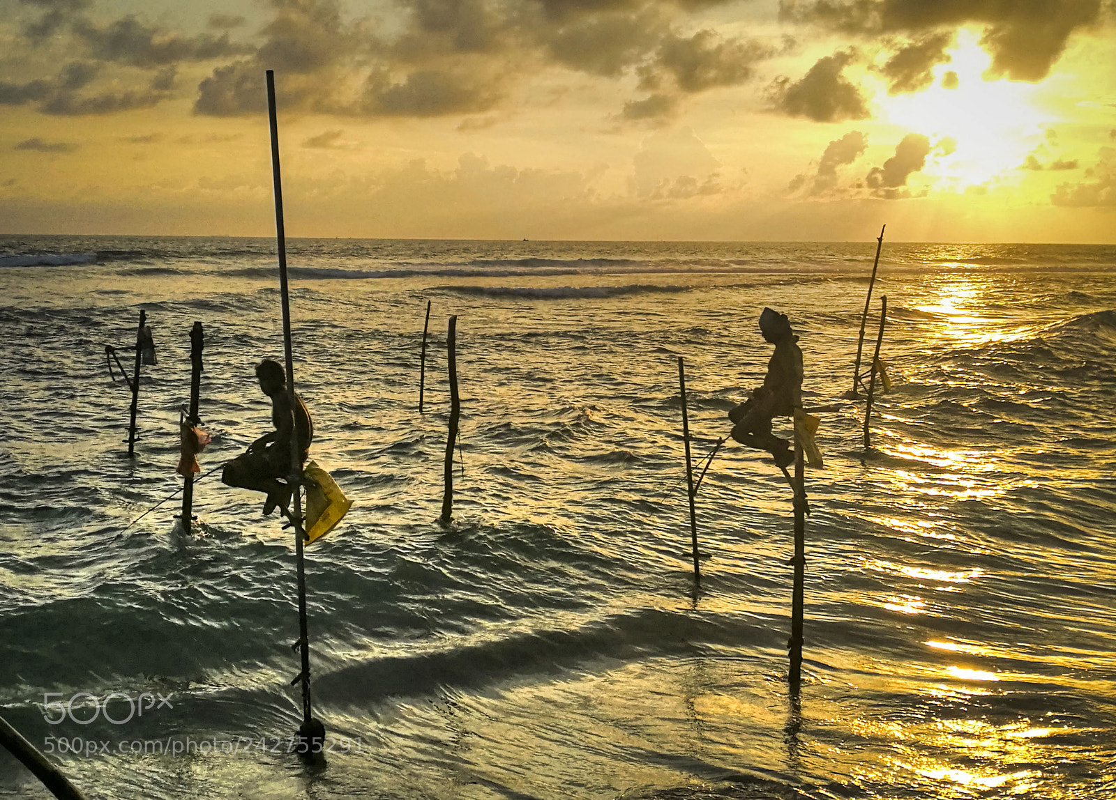 HUAWEI Honor 8 sample photo. Stilt fishermen photography