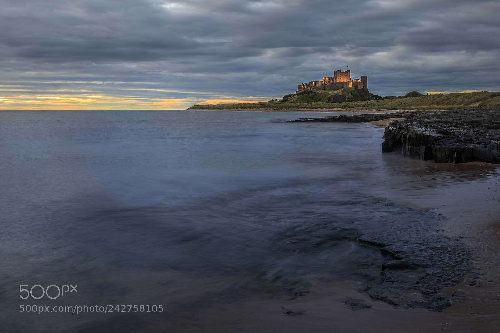 Canon EOS 7D Mark II sample photo. Bamburgh castle photography