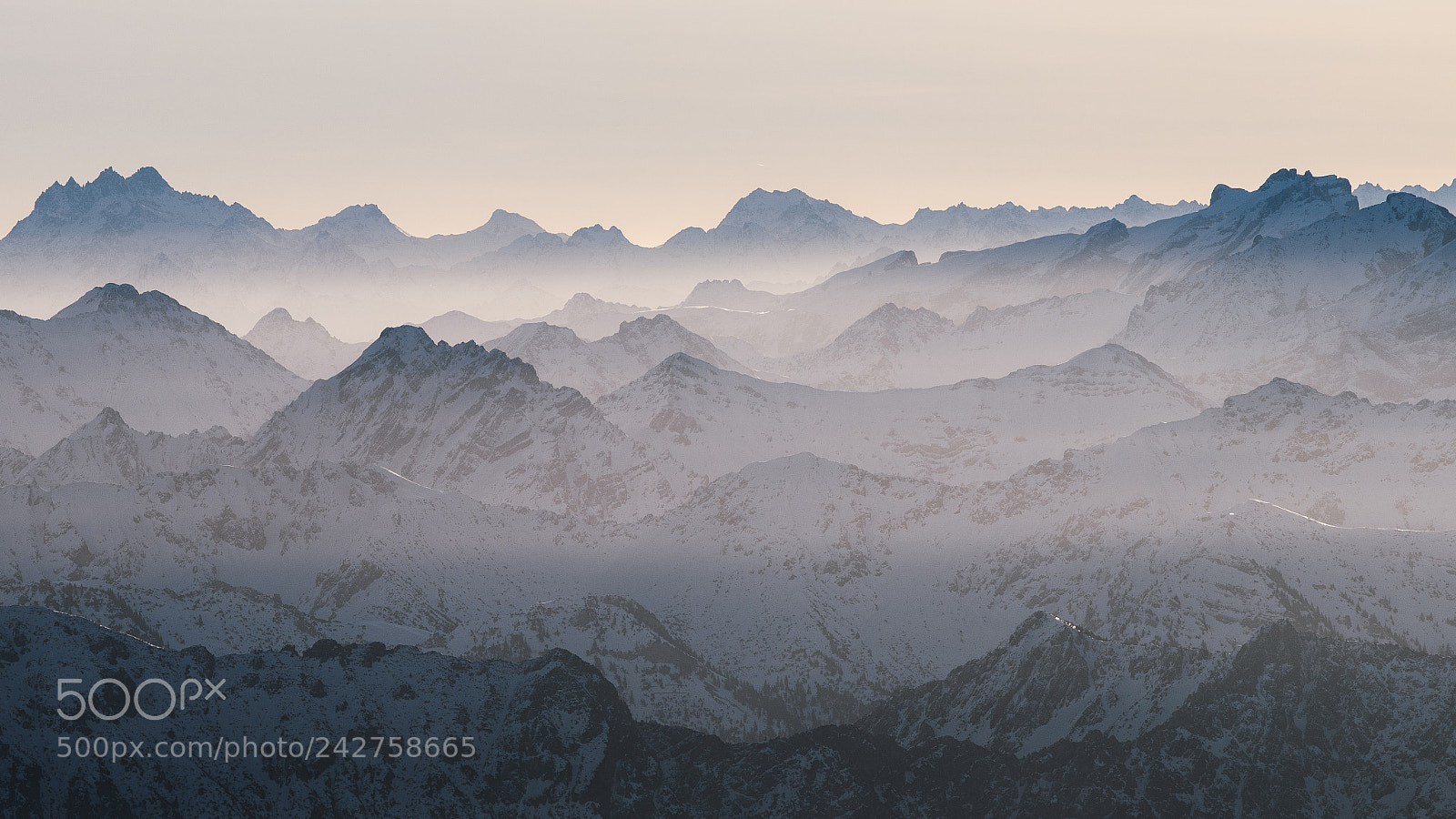 Nikon D850 sample photo. Morning layers photography