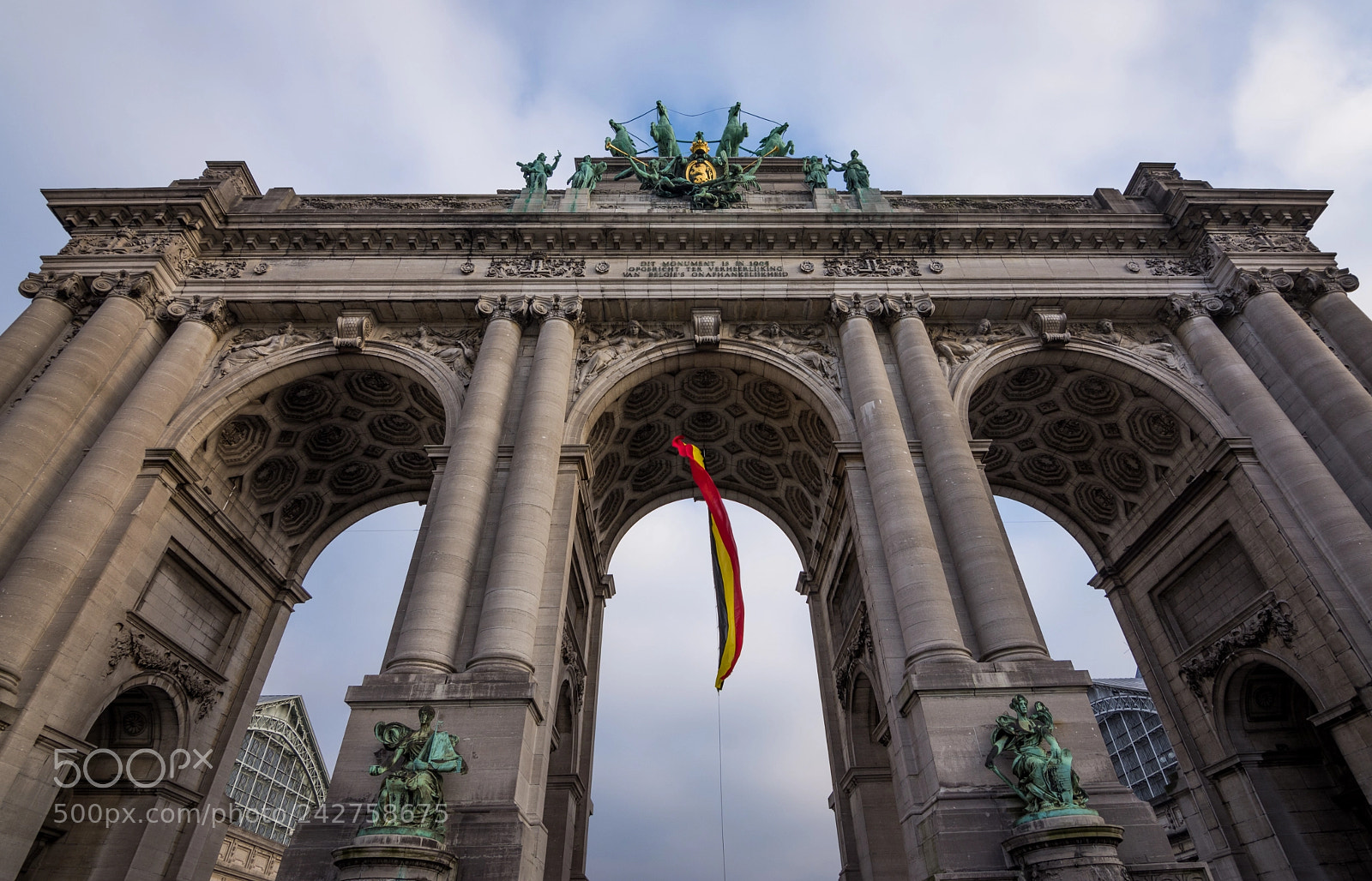 Nikon D7200 sample photo. Triumphal arch in brussels photography