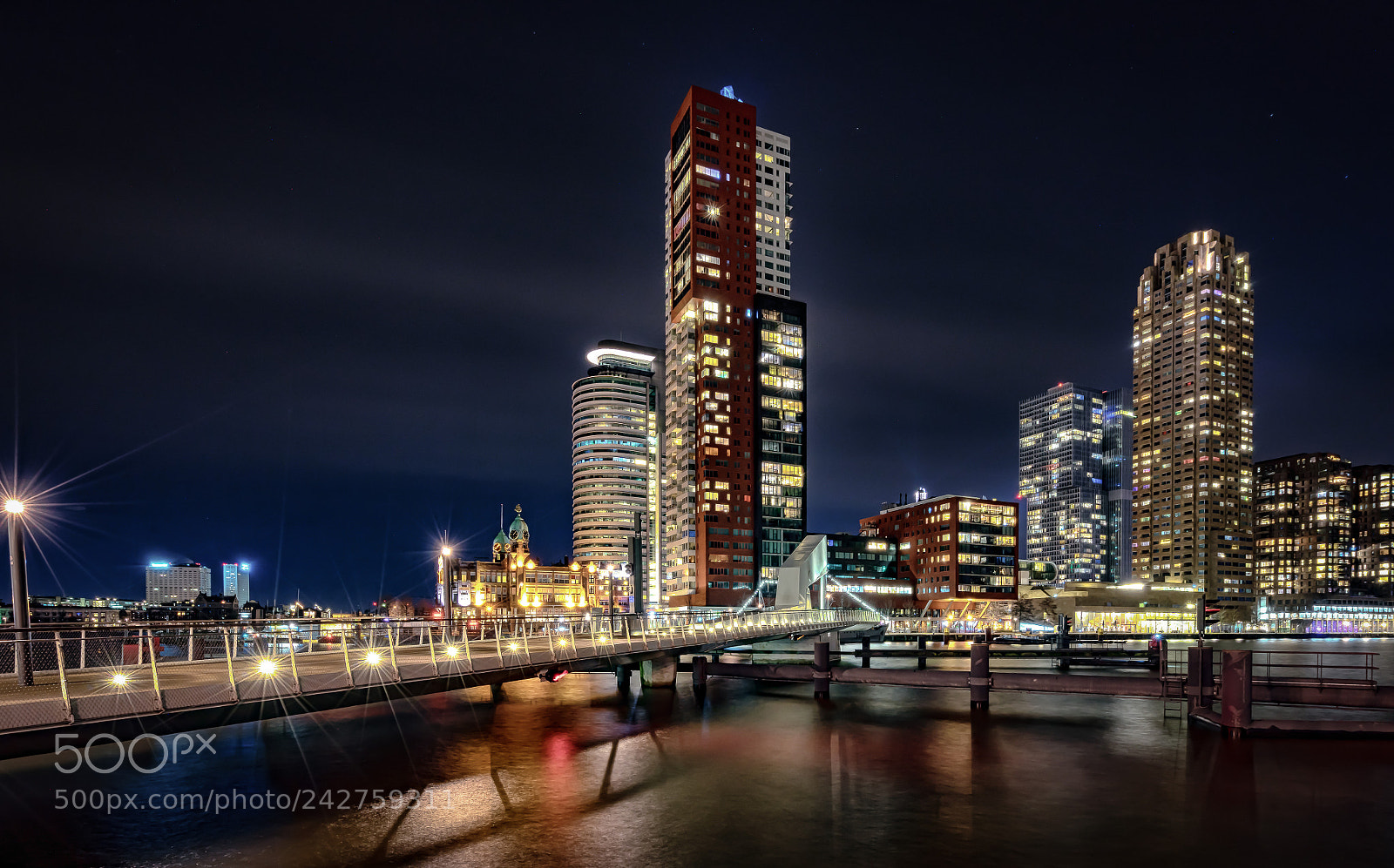 Sony a7 II sample photo. Rotterdam skyline v photography
