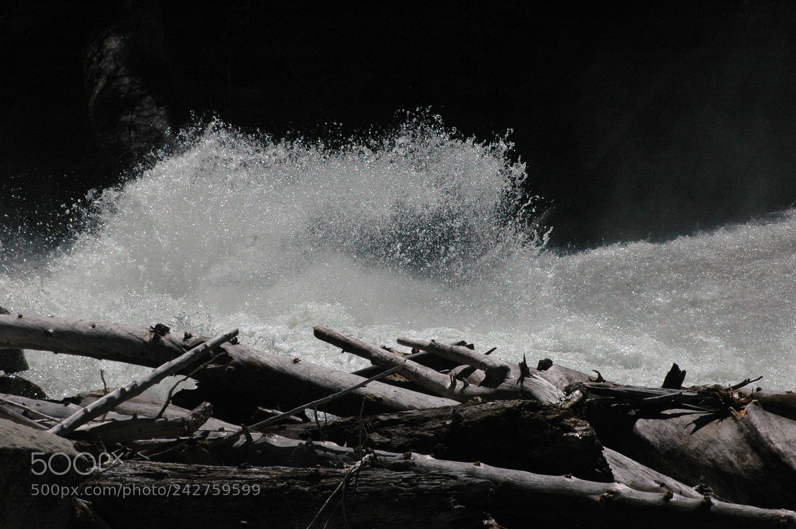 Nikon D70 sample photo. White water photography