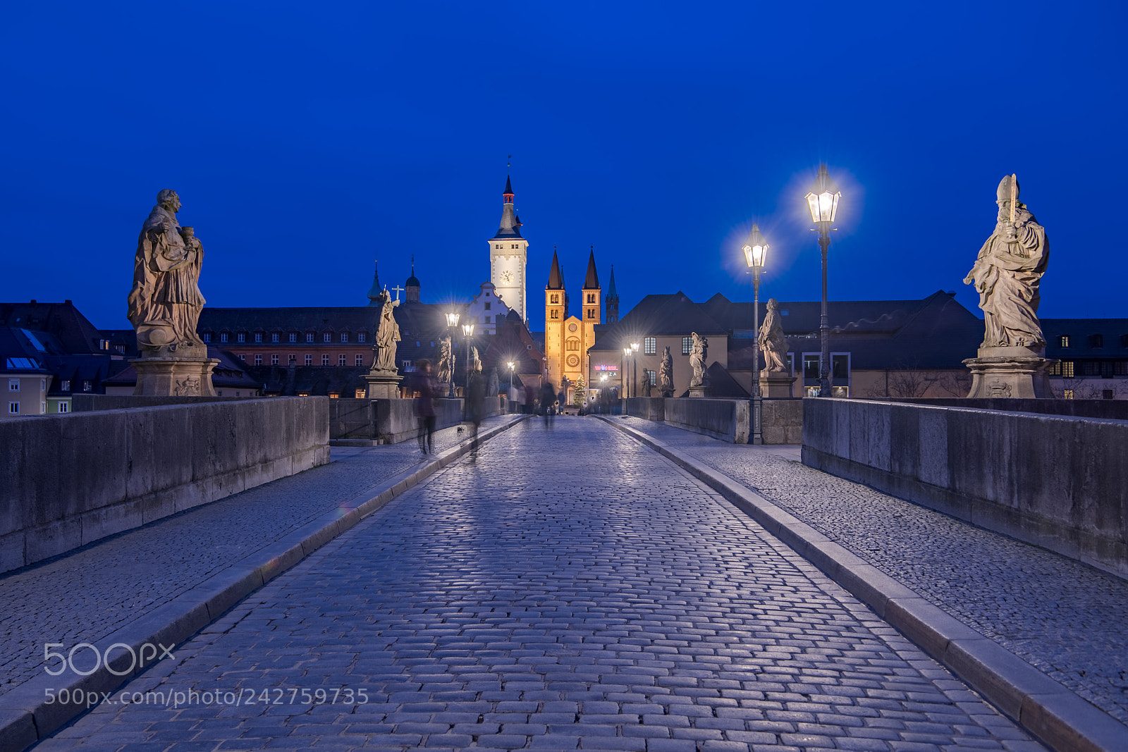 Nikon D5 sample photo. Blaue stunde würzburg photography