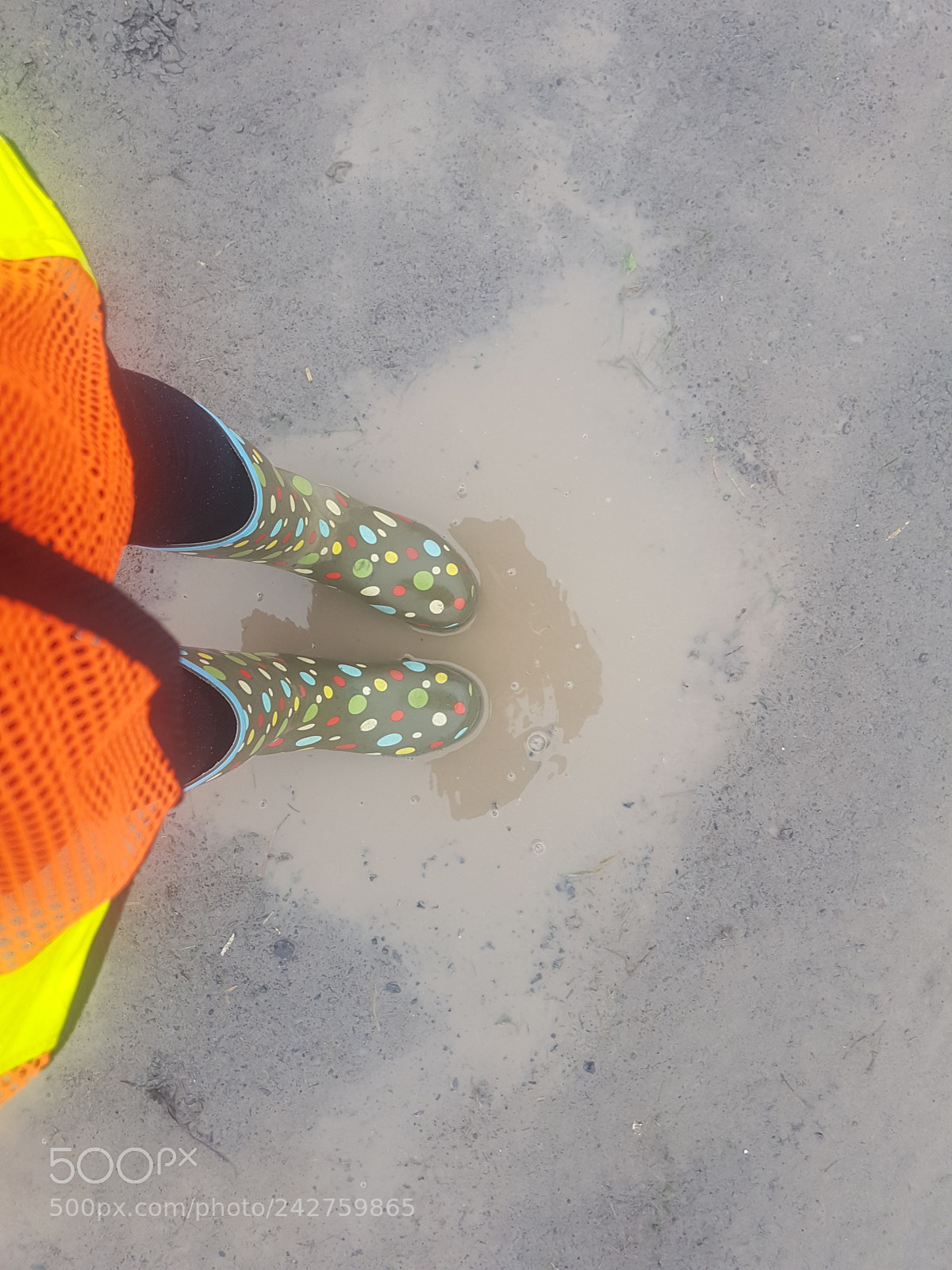 Samsung Galaxy S7 Edge sample photo. Mudd puddles and rain photography