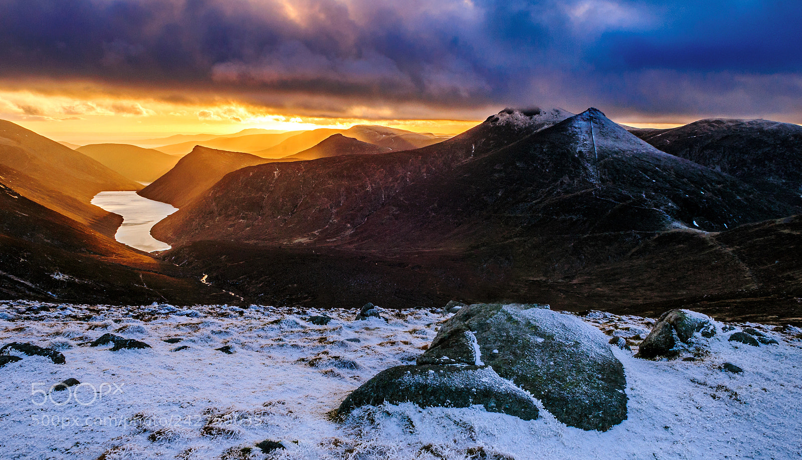 Nikon D300 sample photo. Mourne mountains photography