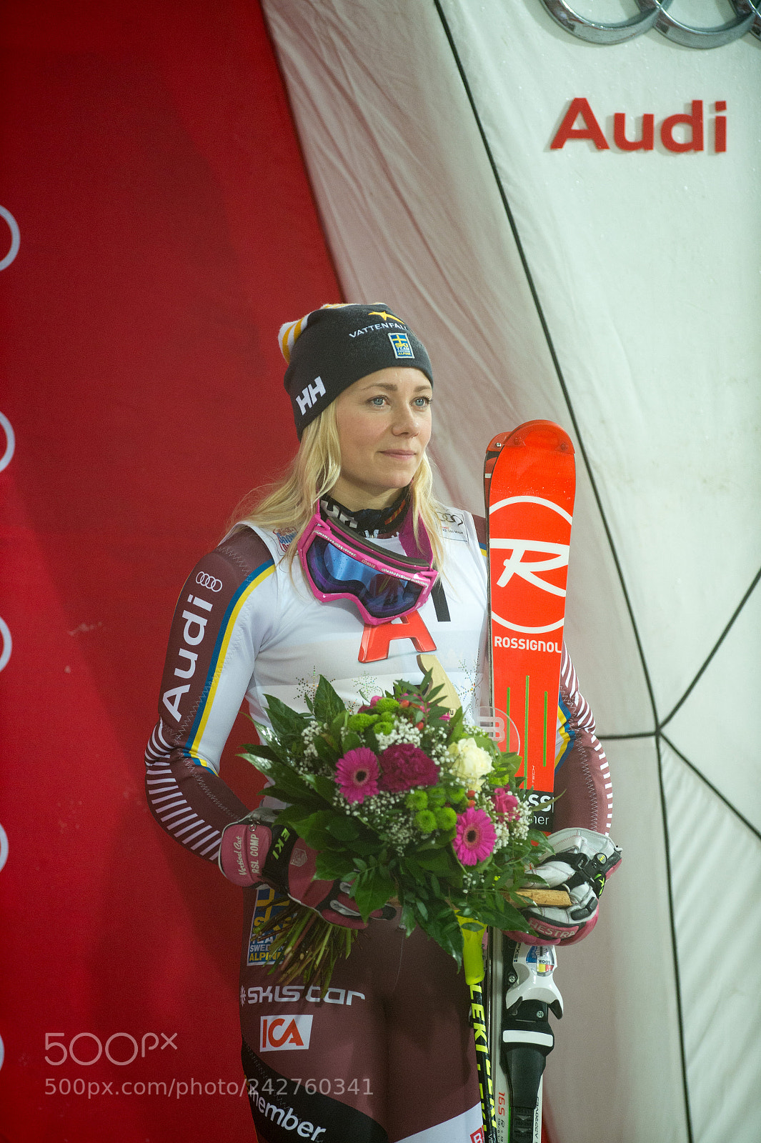 Nikon D4 sample photo. Mikaela shiffrin usa wins photography
