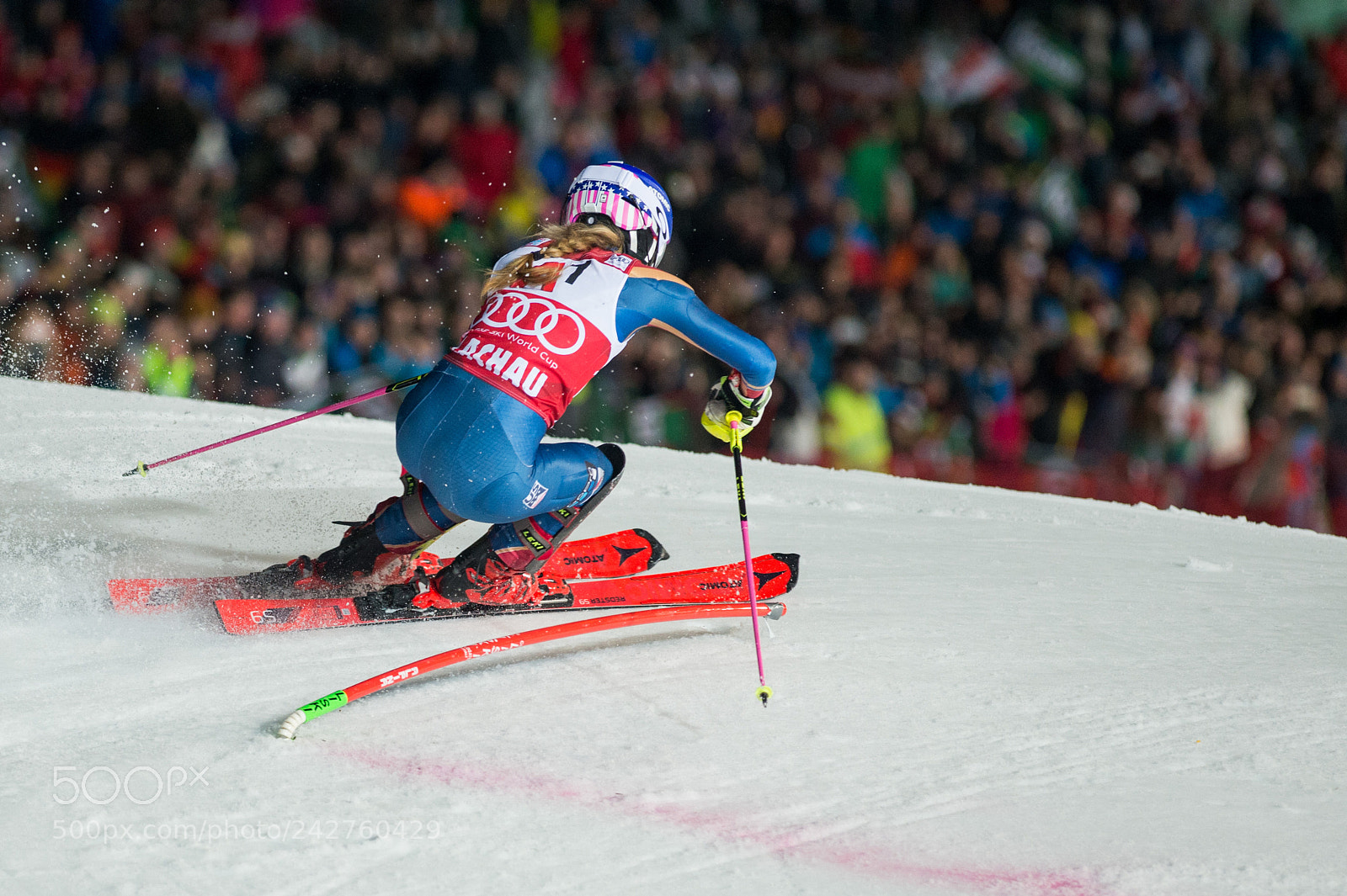 Nikon D4 sample photo. Mikaela shiffrin usa wins photography