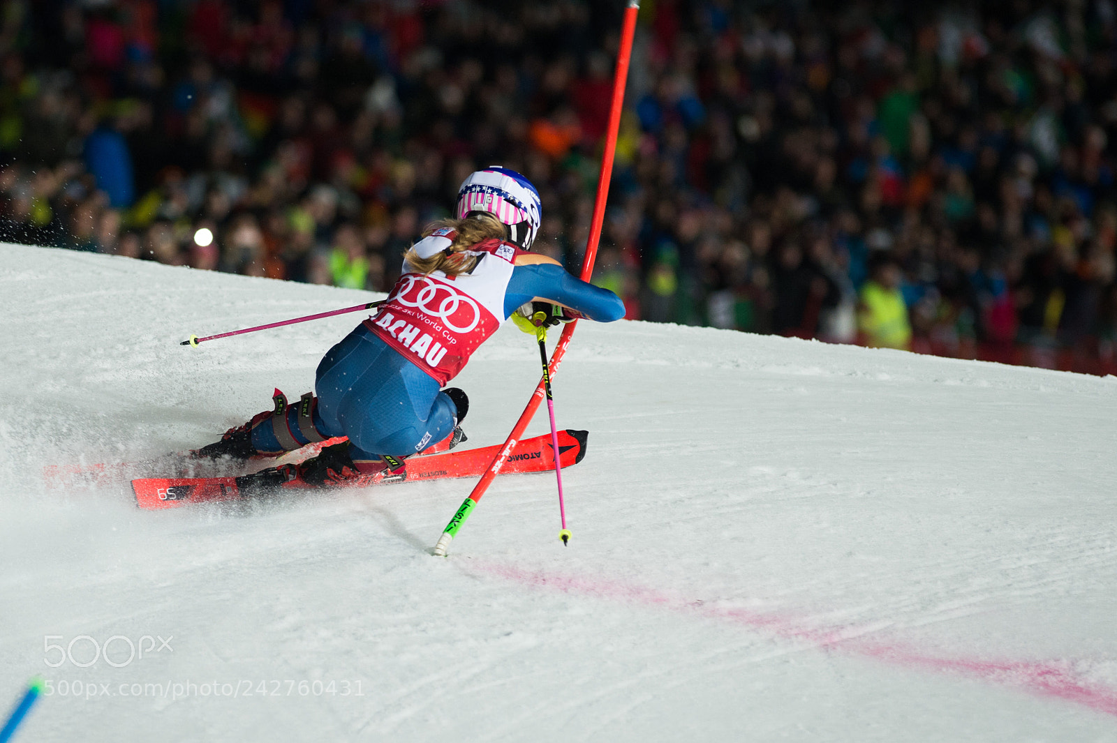 Nikon D4 sample photo. Mikaela shiffrin usa wins photography