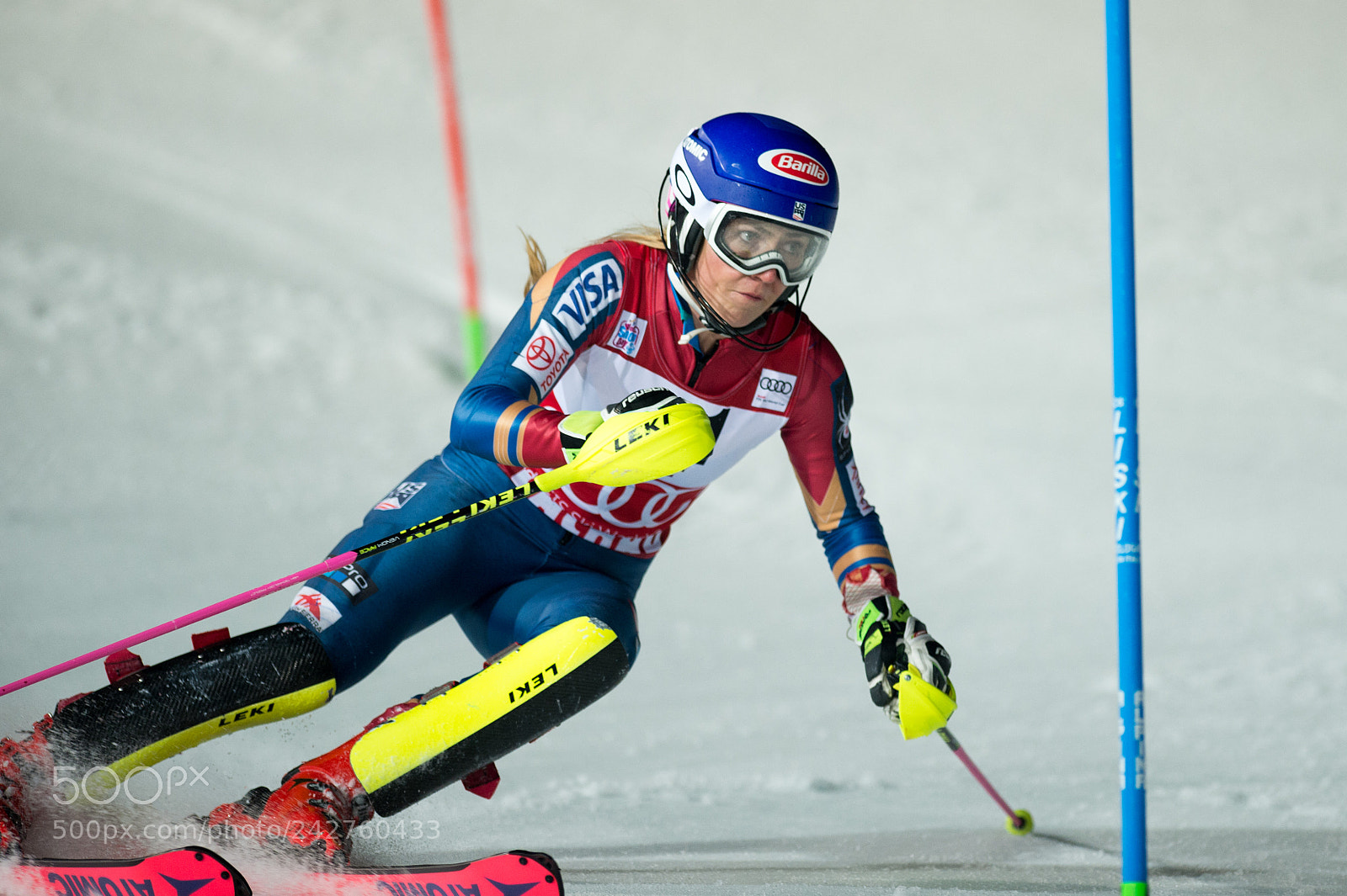 Nikon D4 sample photo. Mikaela shiffrin usa wins photography