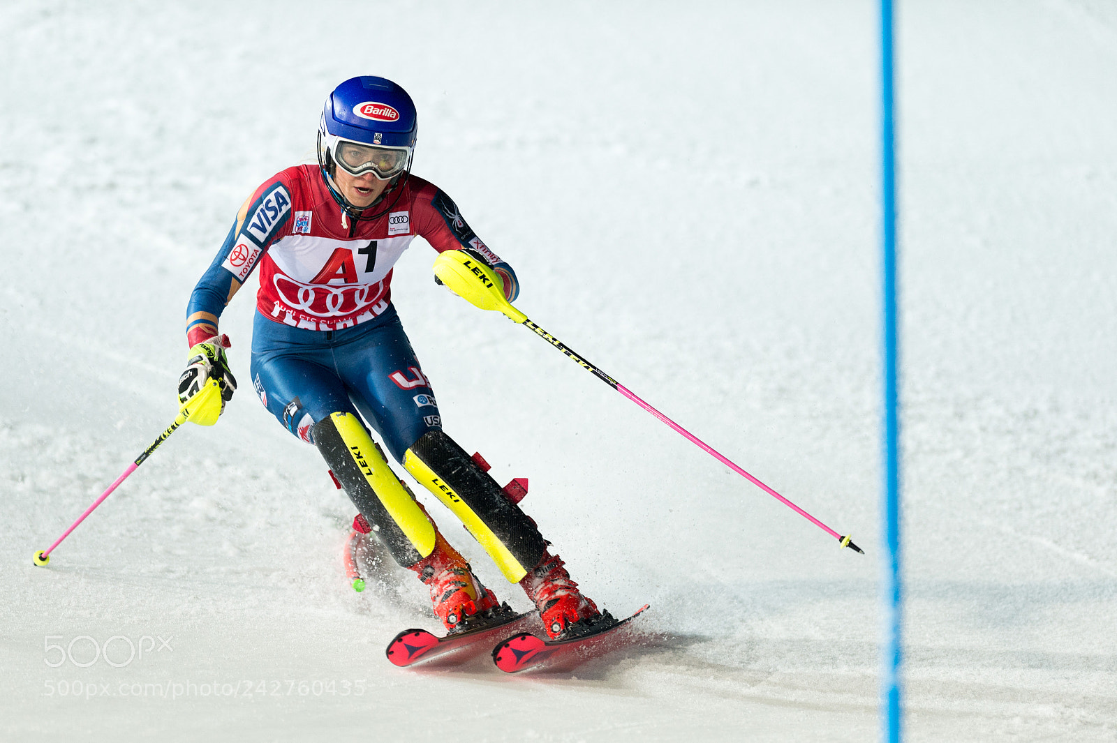 Nikon D4 sample photo. Mikaela shiffrin usa wins photography