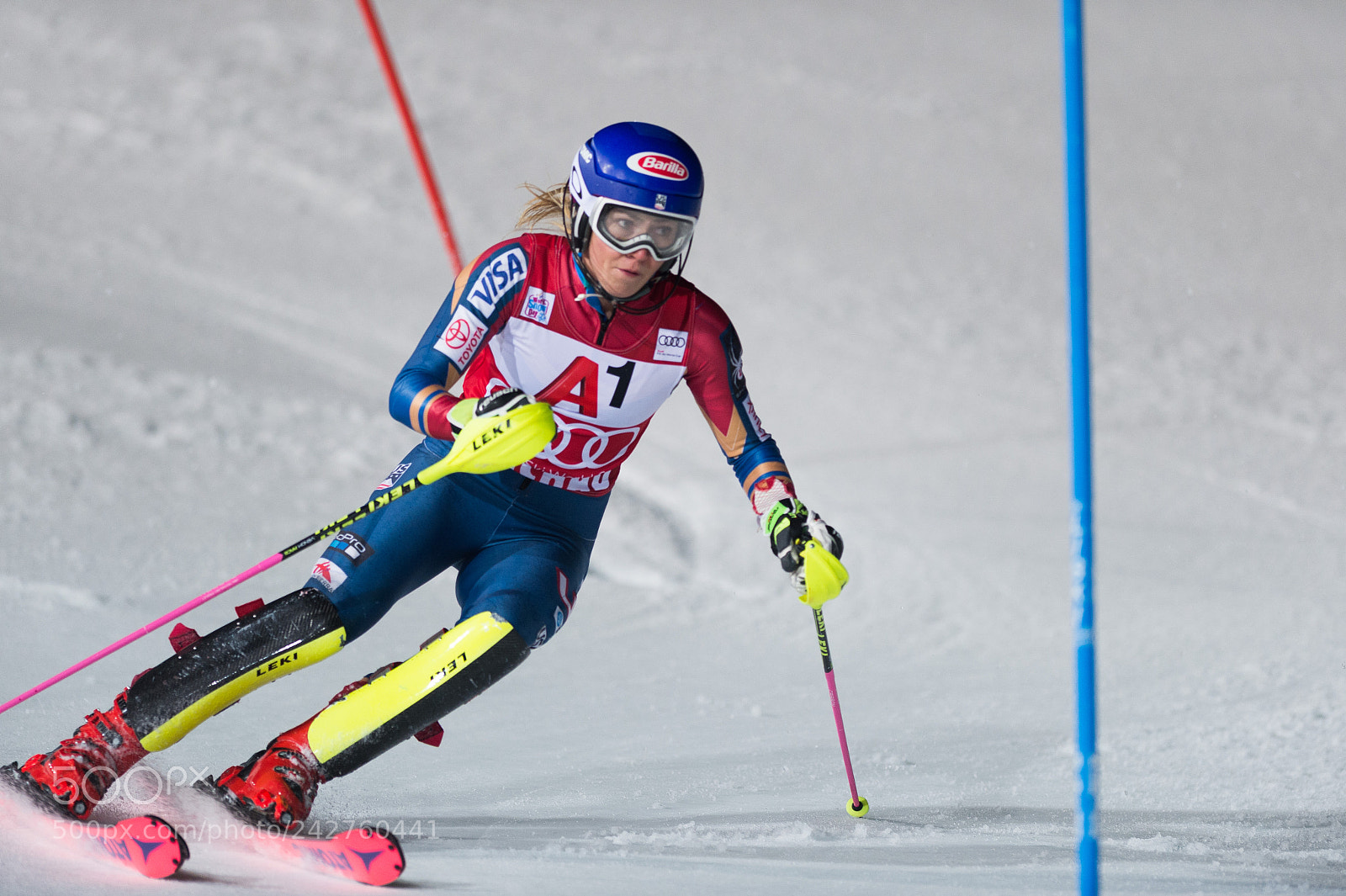 Nikon D4 sample photo. Mikaela shiffrin usa wins photography