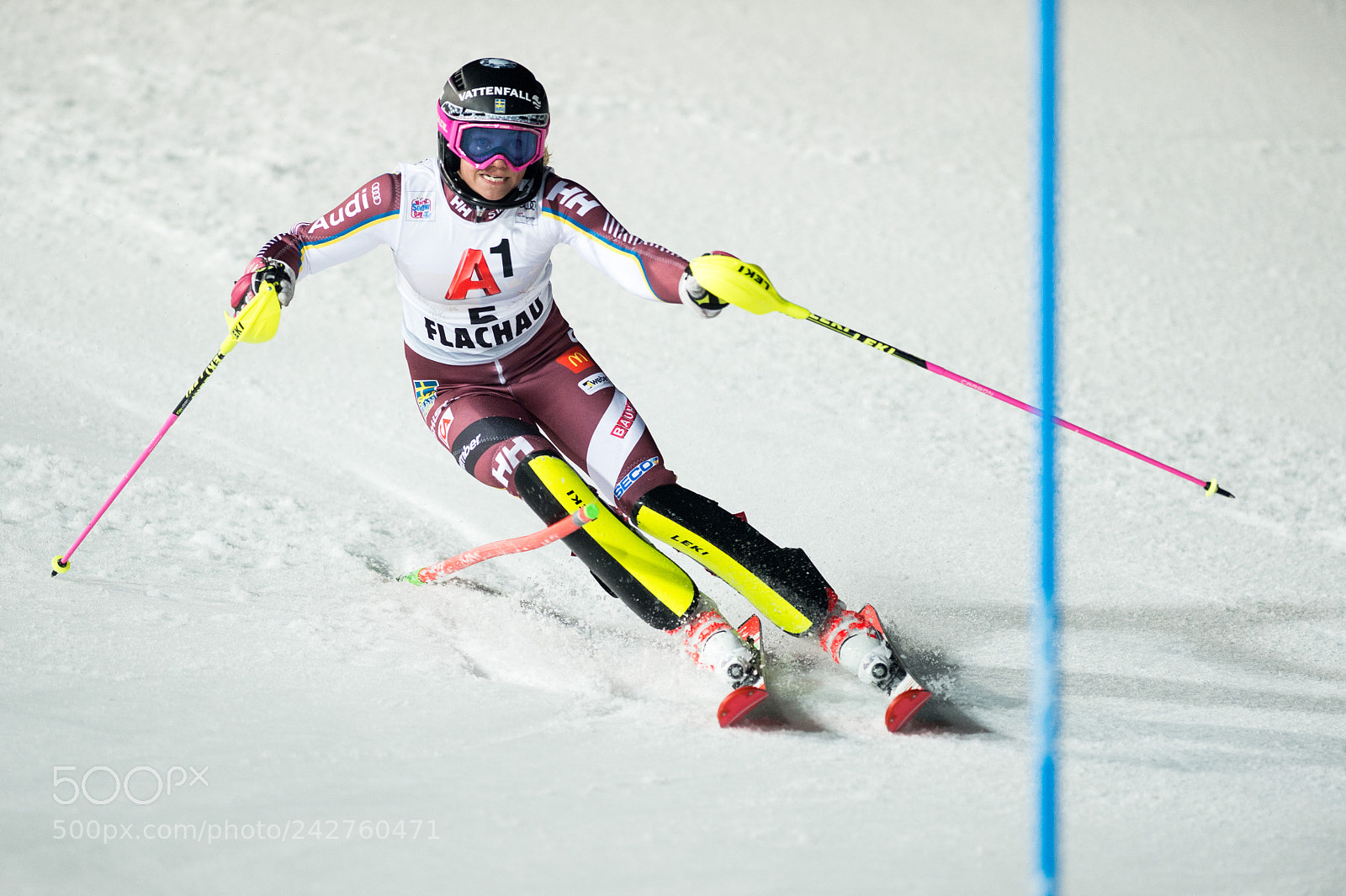 Nikon D4 sample photo. Mikaela shiffrin usa wins photography