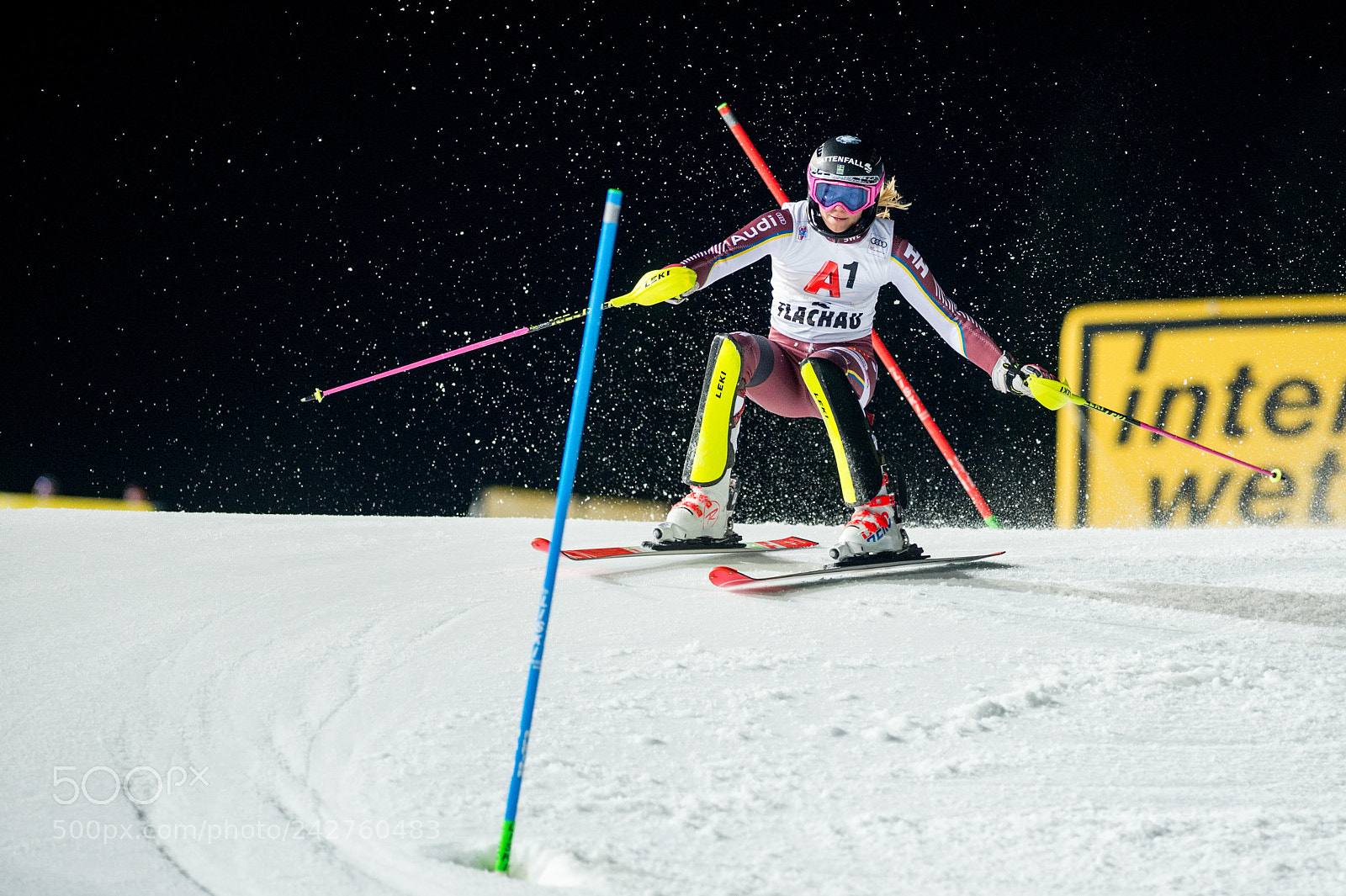 Nikon D4 sample photo. Mikaela shiffrin usa wins photography