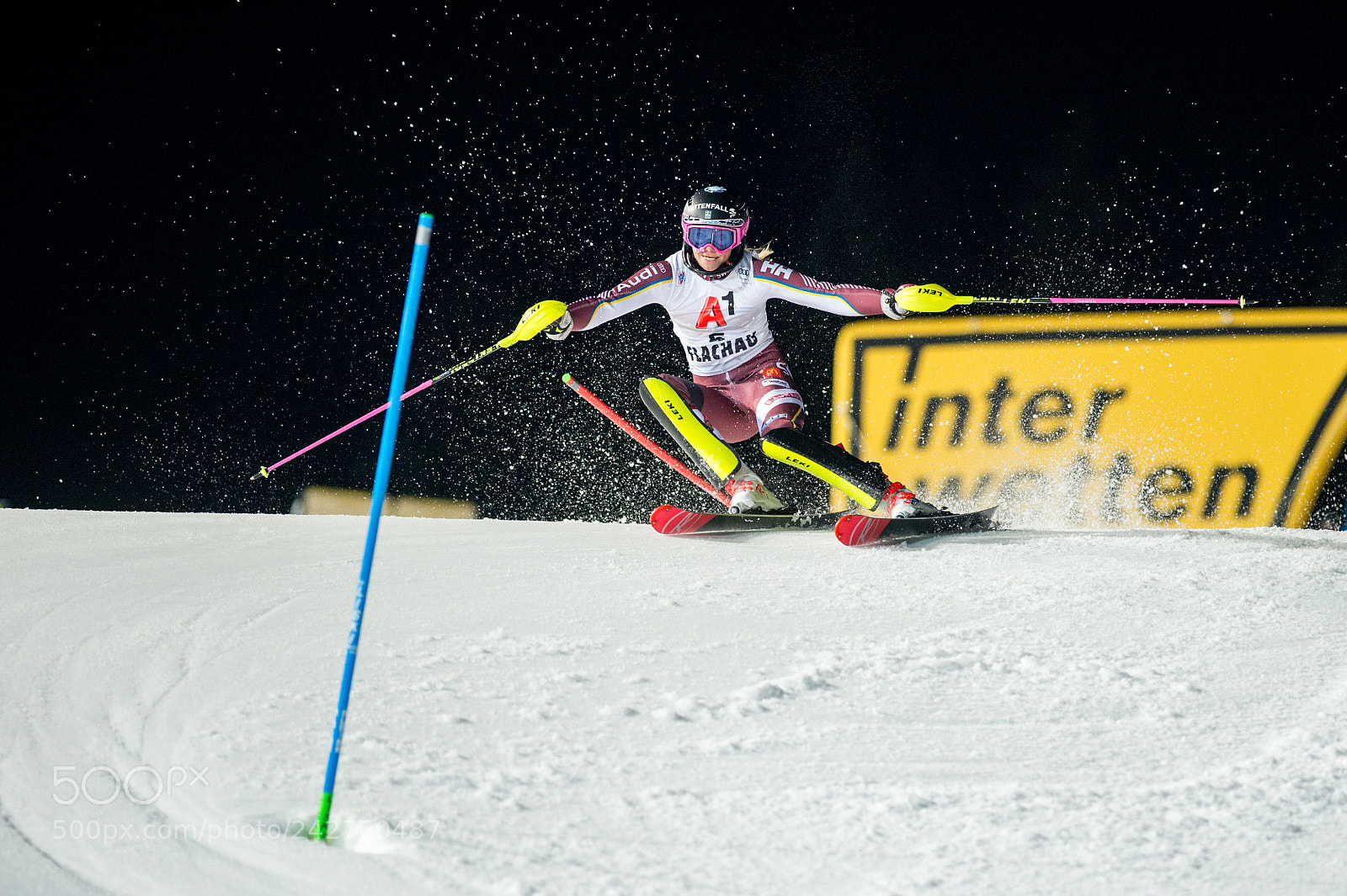 Nikon D4 sample photo. Mikaela shiffrin usa wins photography