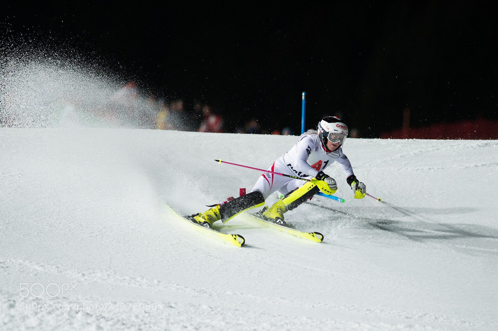 Nikon D4 sample photo. Mikaela shiffrin usa wins photography