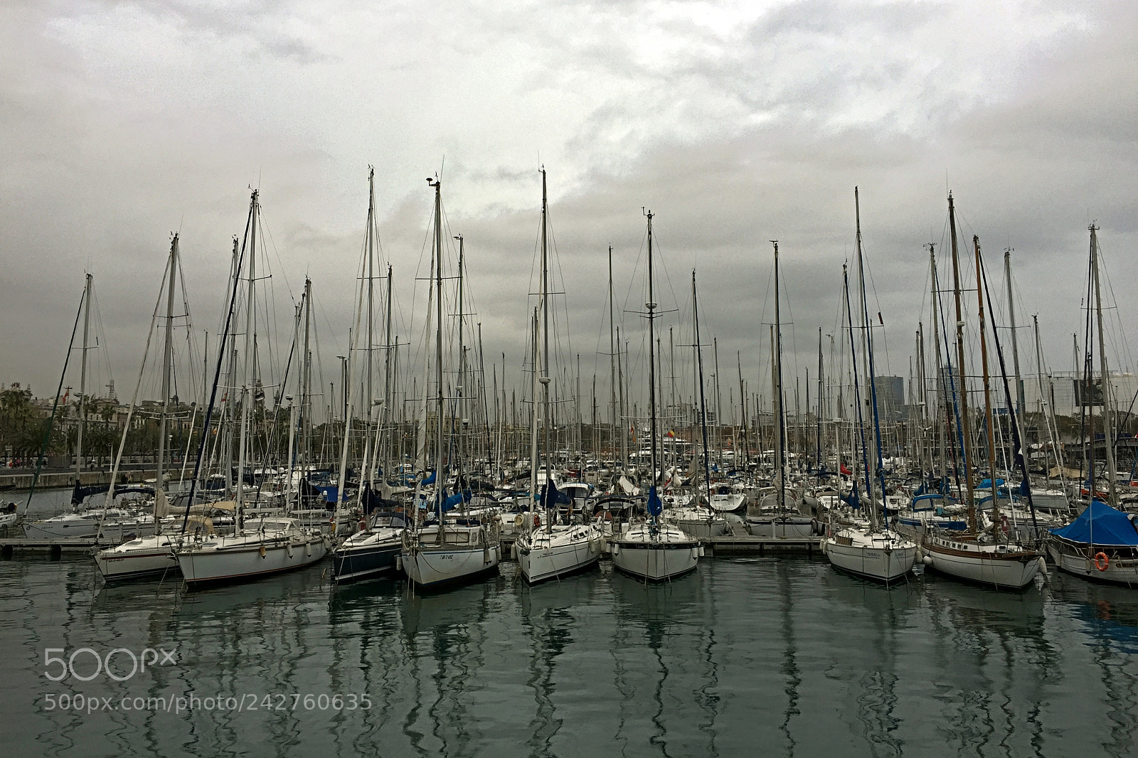 Apple iPhone 6 sample photo. Barcelona harbor photography