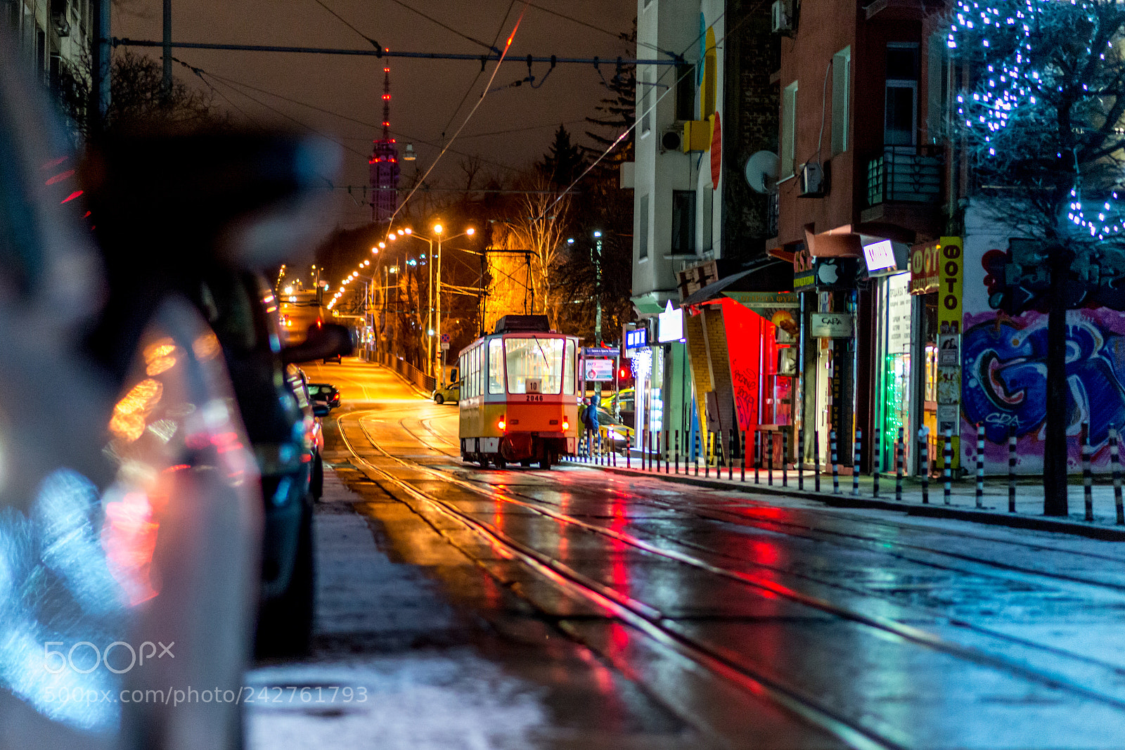 Nikon D610 sample photo. Downtown sofia at night photography
