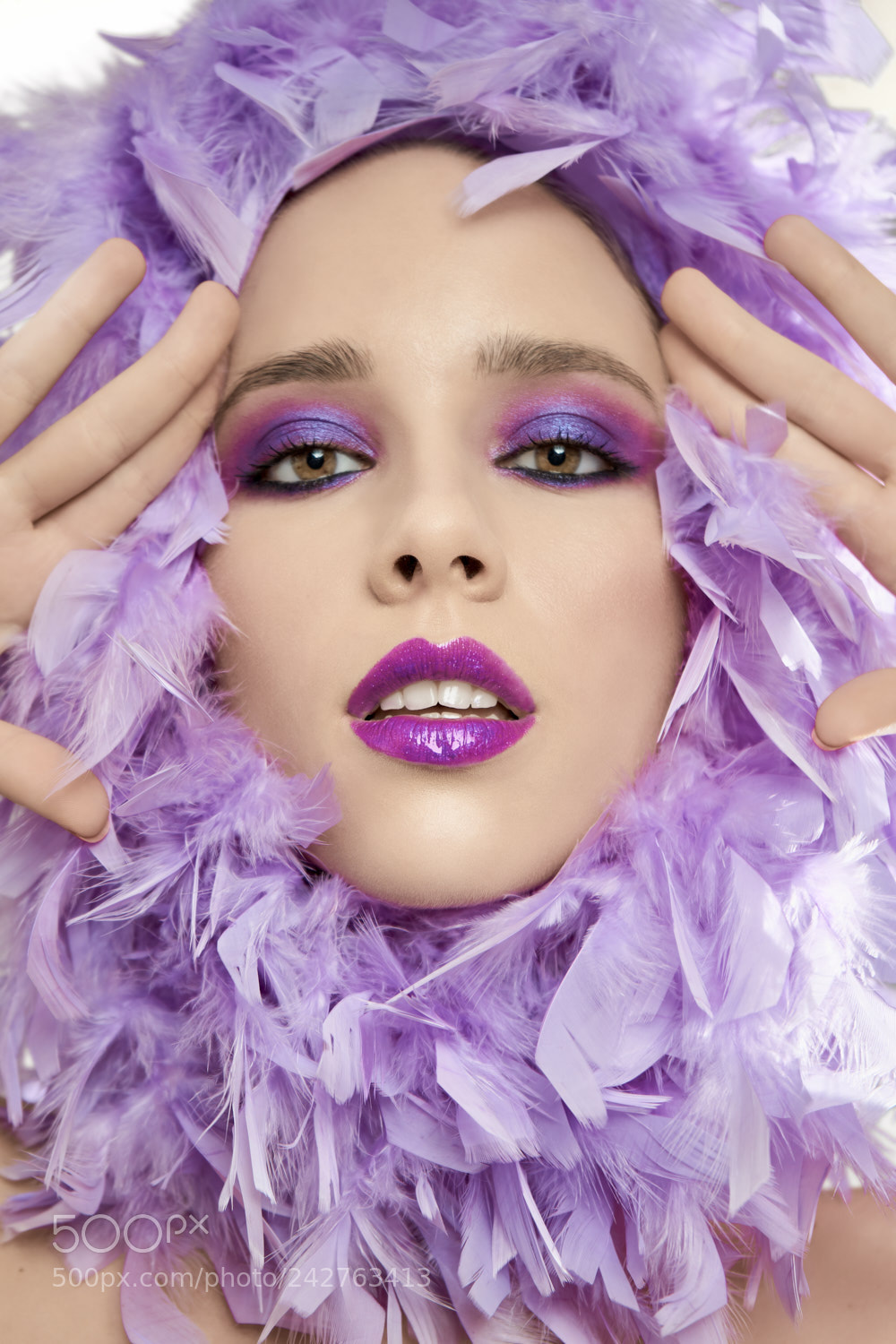 Sony a7 II sample photo. Purple feathers beauty photography
