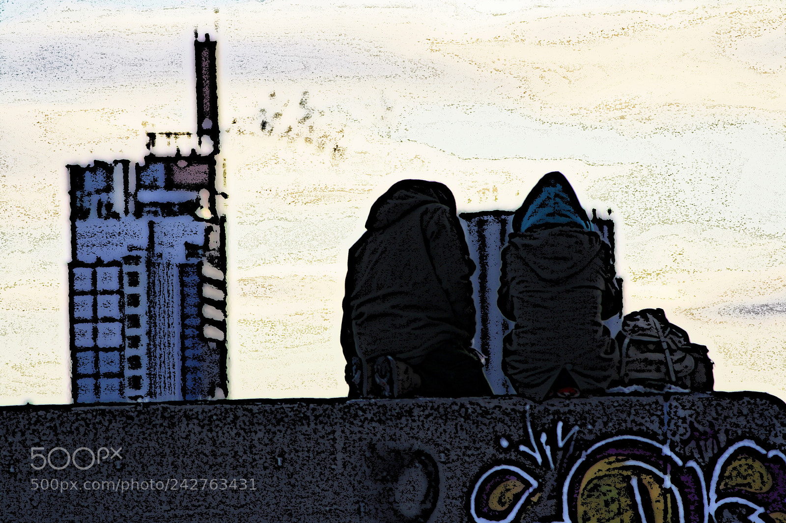 Canon EOS 1000D (EOS Digital Rebel XS / EOS Kiss F) sample photo. Comic punks photography
