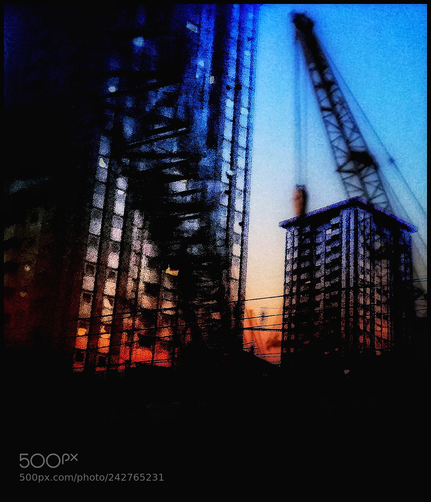 Apple iPhone 7 sample photo. Urban sunrise. photography