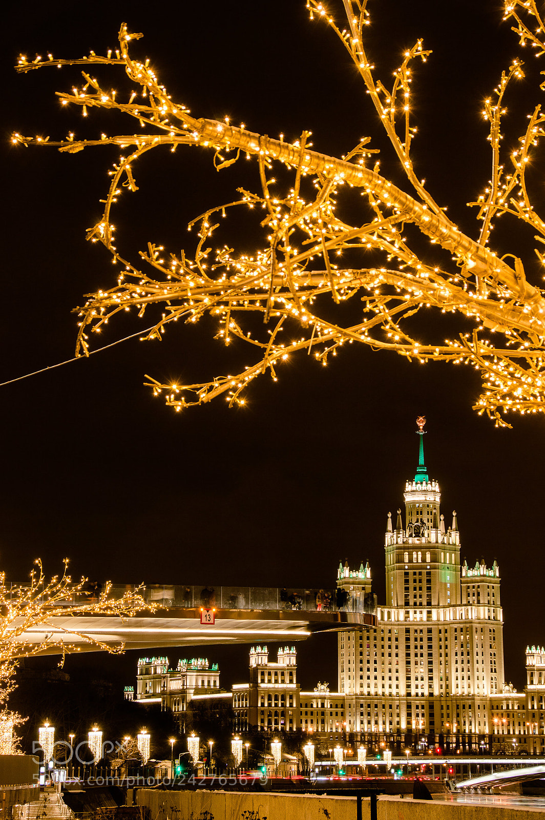 Nikon D3200 sample photo. Kotelnicheskaya waterfront tower photography