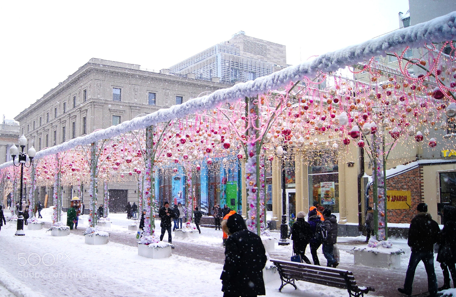 Sony Alpha DSLR-A580 sample photo. Arbat street, moscow photography