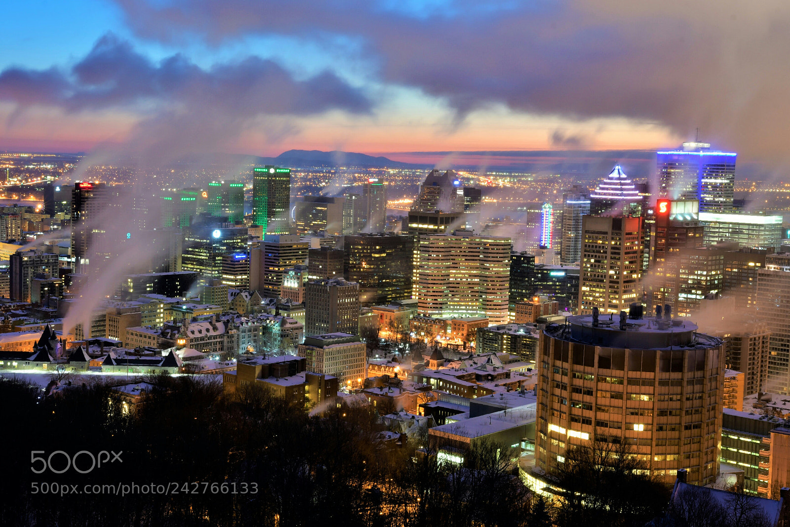 Nikon D500 sample photo. Cold morning in montreal photography