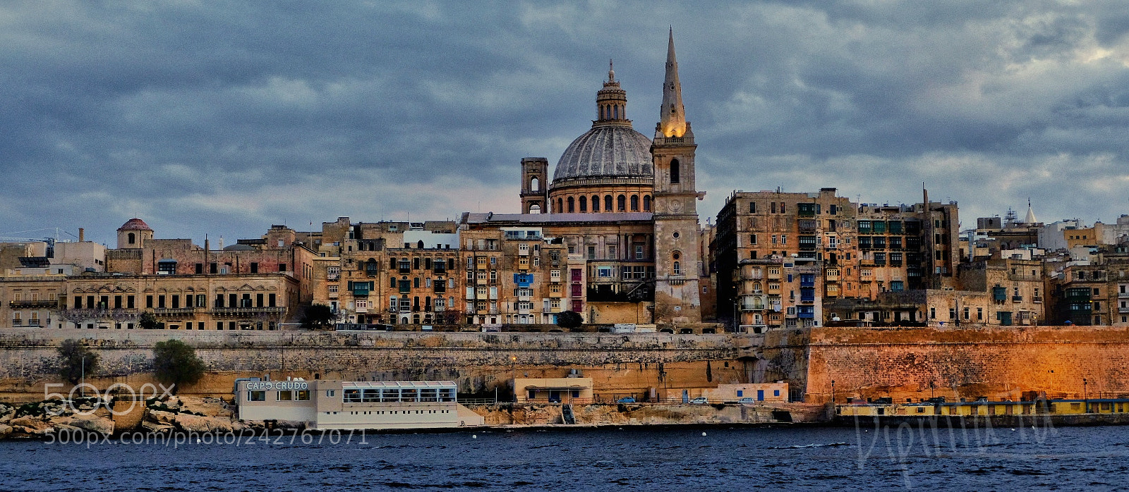 Fujifilm X-T20 sample photo. Valletta waterfront photography