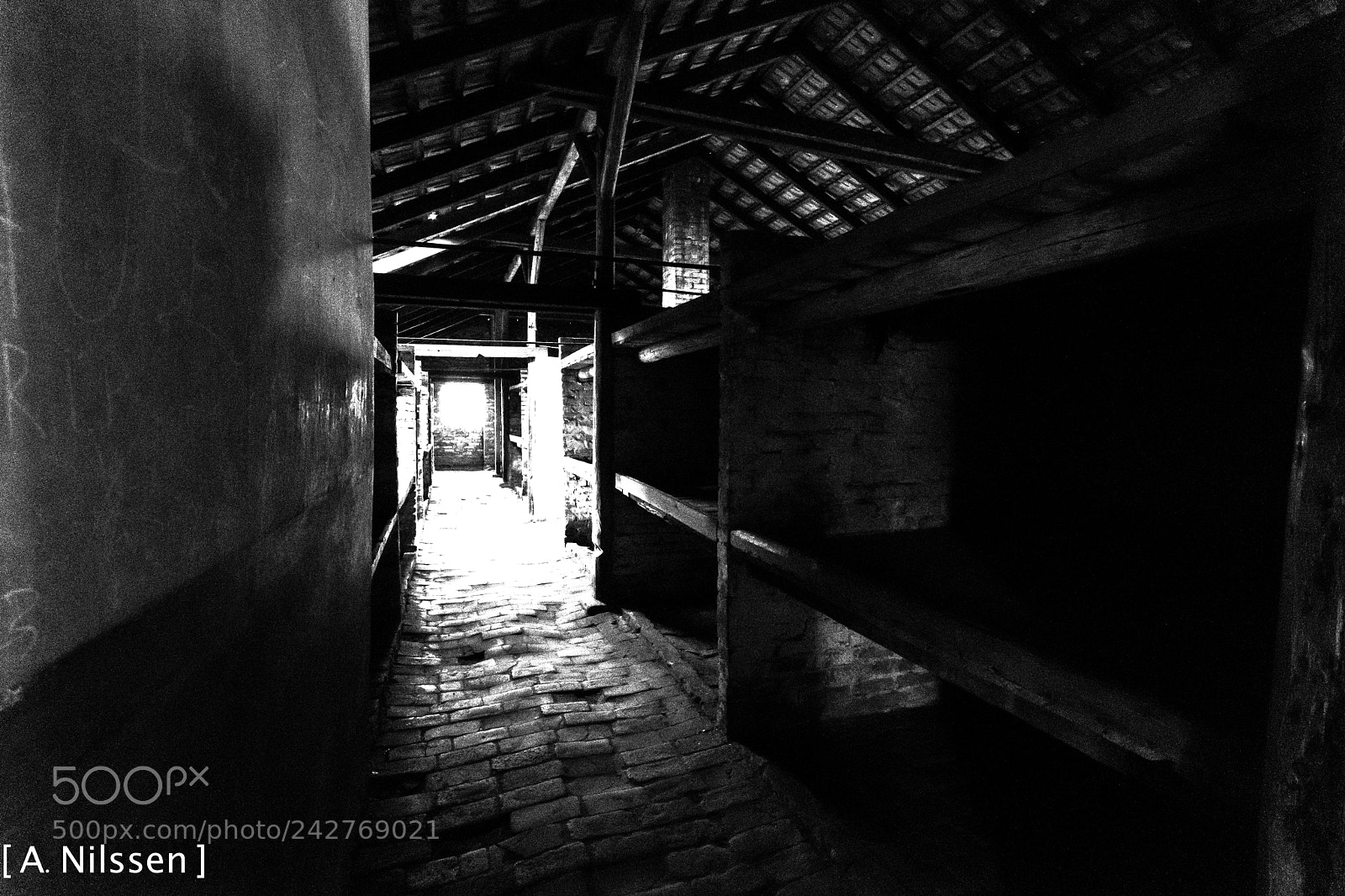 Nikon D500 sample photo. Birkenau - barrack interior photography