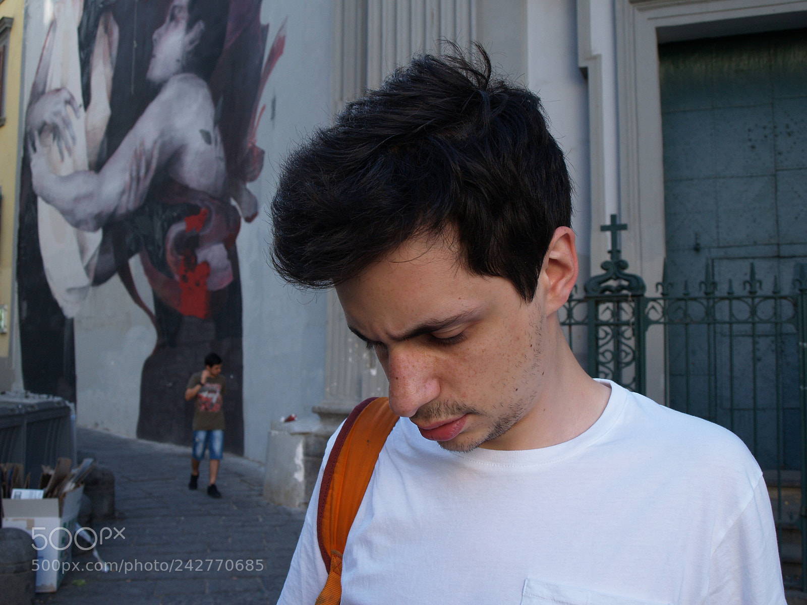 Olympus E-500 (EVOLT E-500) sample photo. Pierre the thoughtful photography