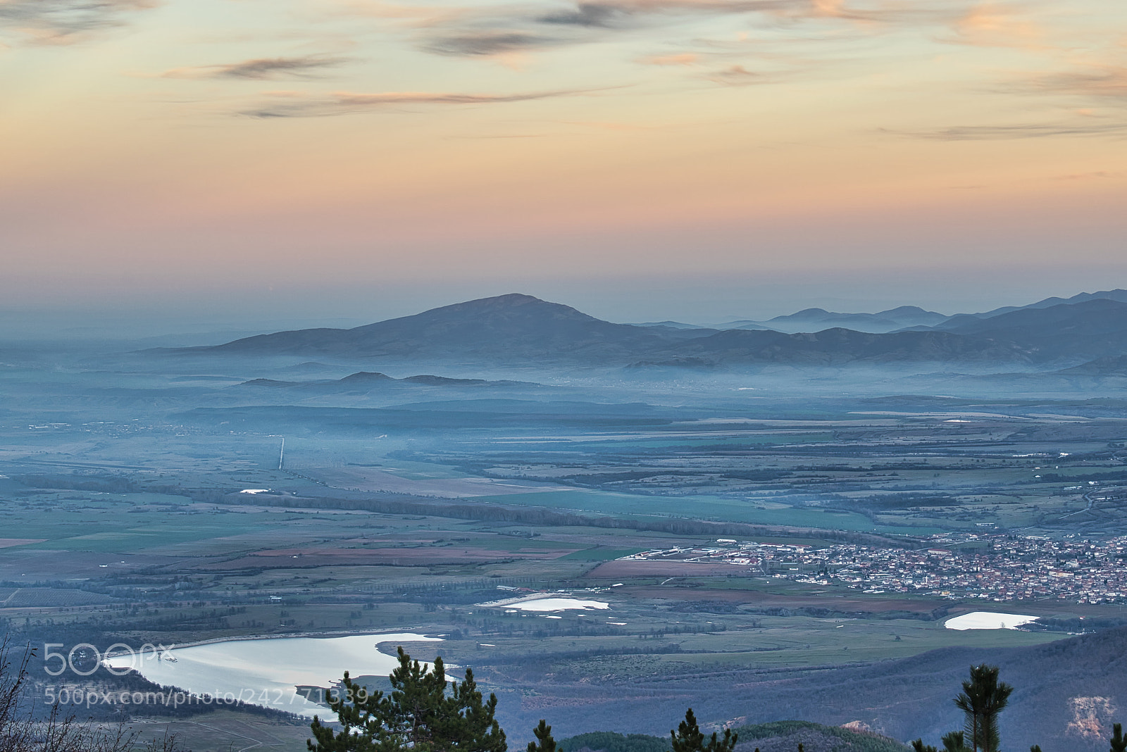Nikon D5600 sample photo. Winter sunset over plains photography