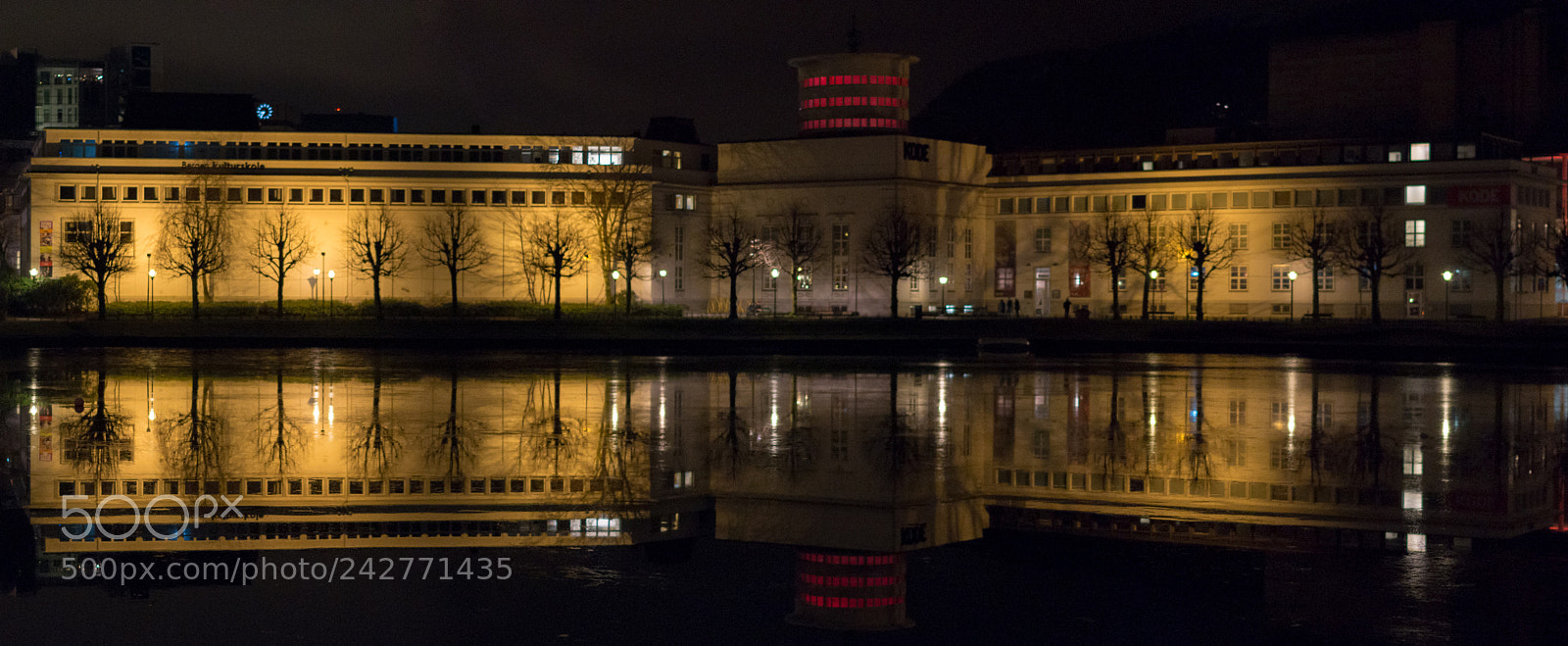 Pentax K-50 sample photo. Citynight reflections photography