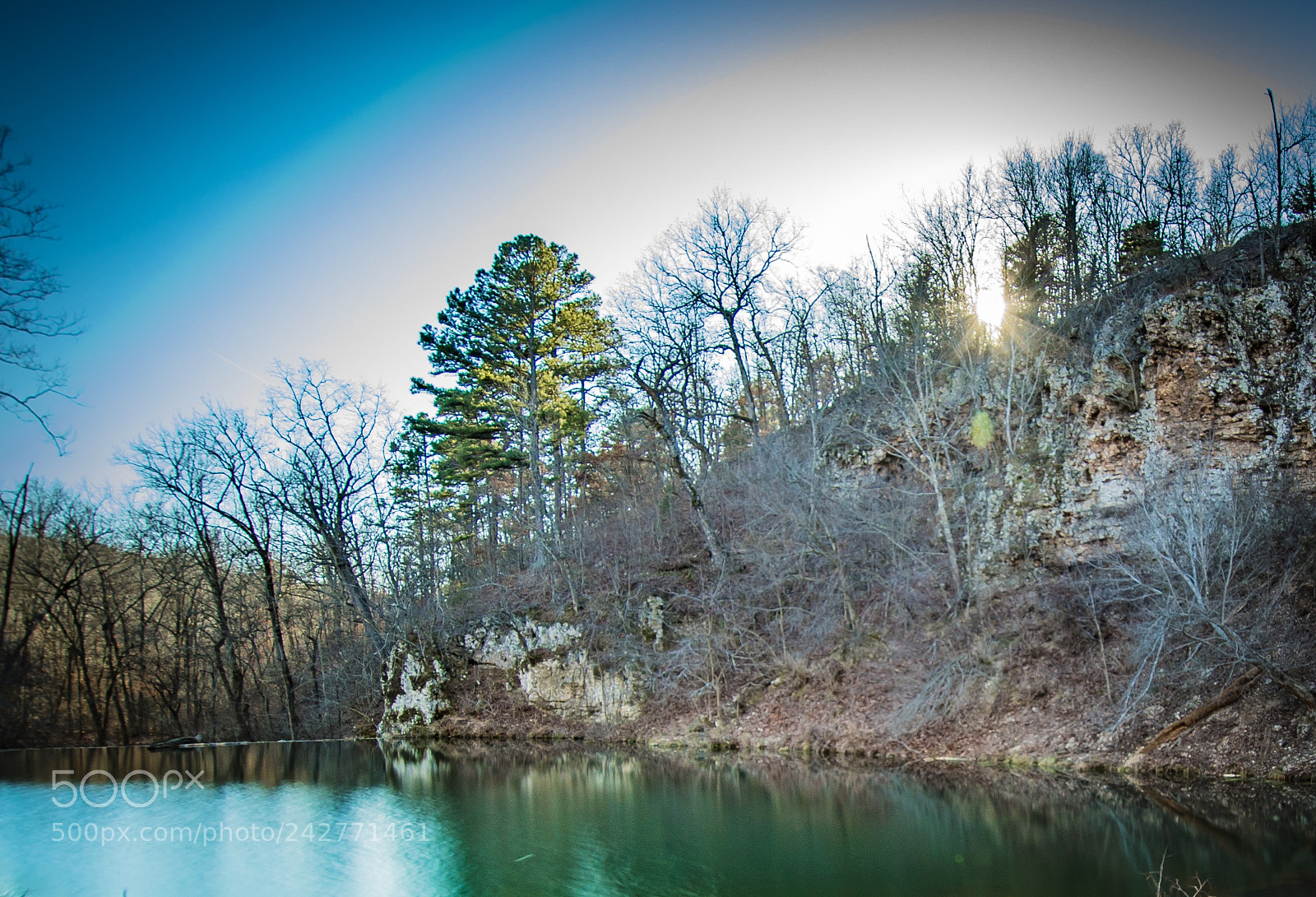 Nikon D500 sample photo. Natural falls pond photography