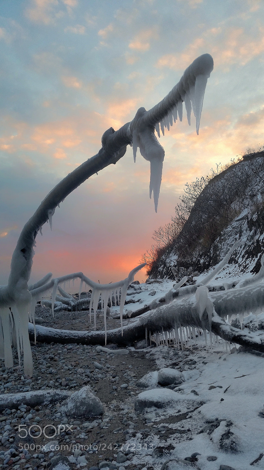 Samsung Galaxy S5 sample photo. Dancing ice photography