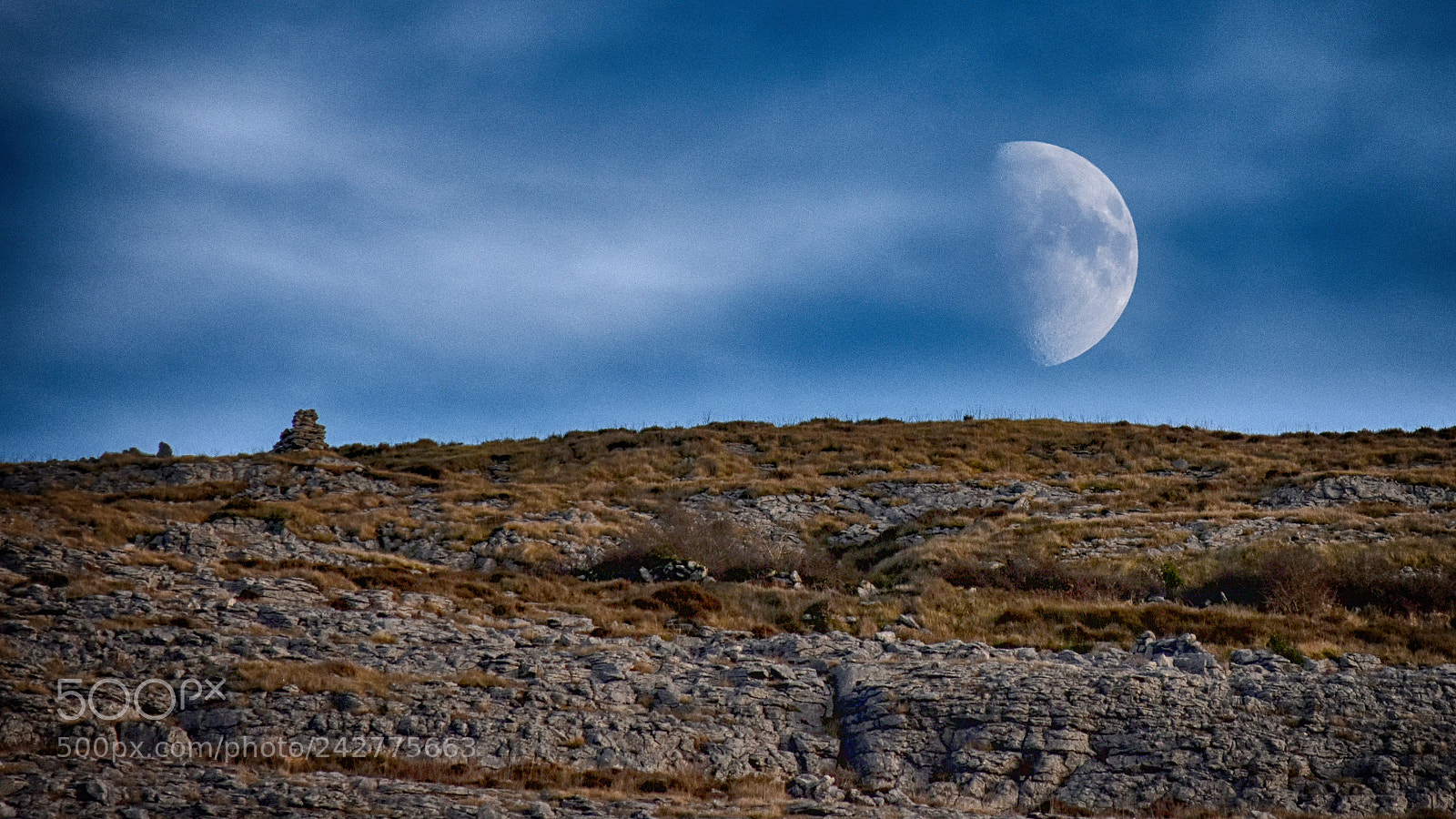 Nikon D7200 sample photo. Burren moonrise photography
