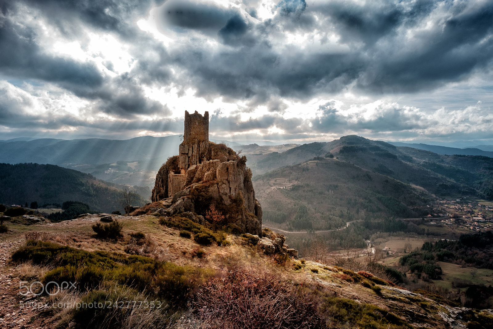Fujifilm X-T1 sample photo. Chateau de rochebonne, ardeche photography