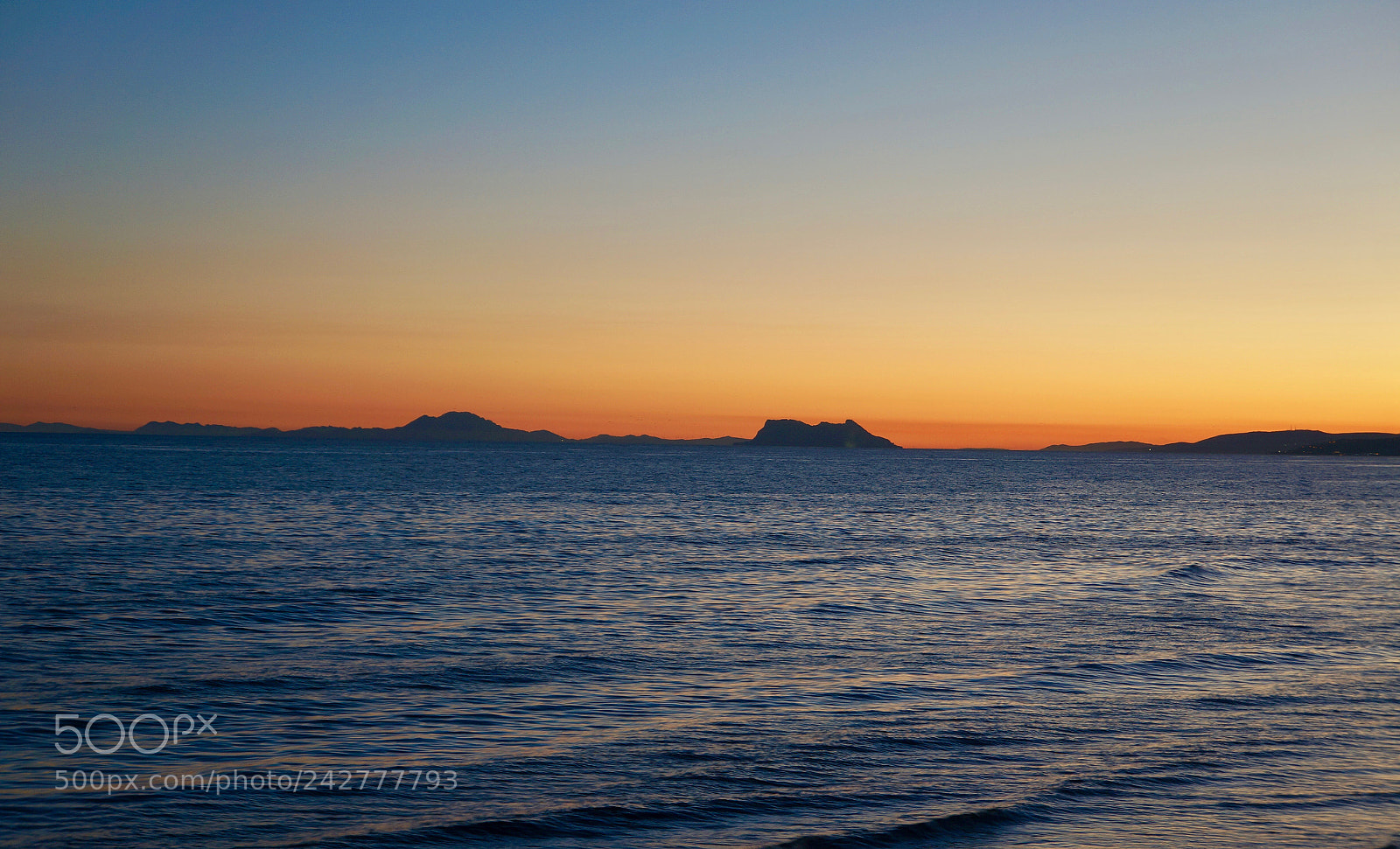 Sony Alpha NEX-6 sample photo. Sunset gibraltar and africa photography