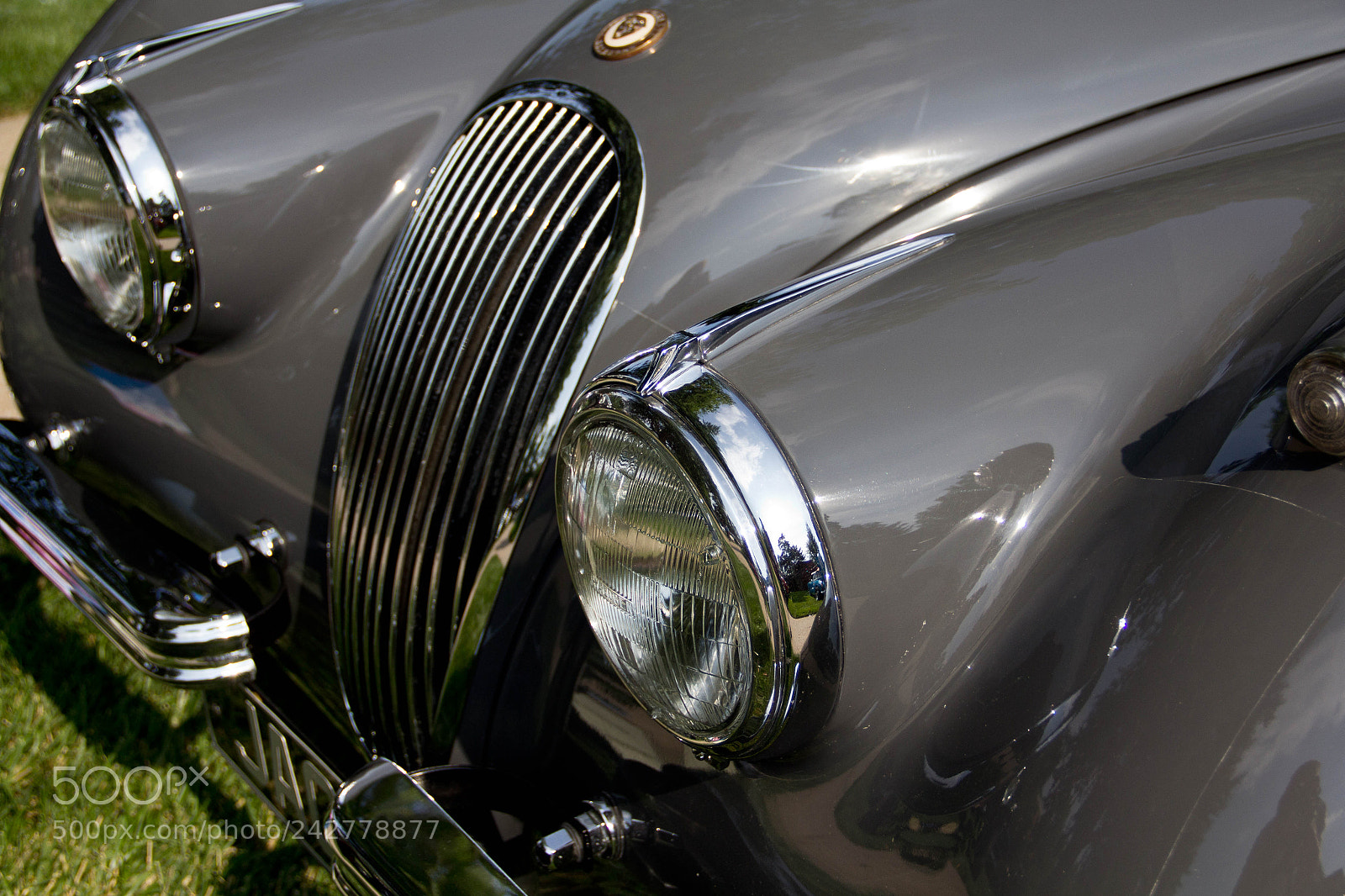 Canon EOS 60D sample photo. Jaguar xk 140 photography