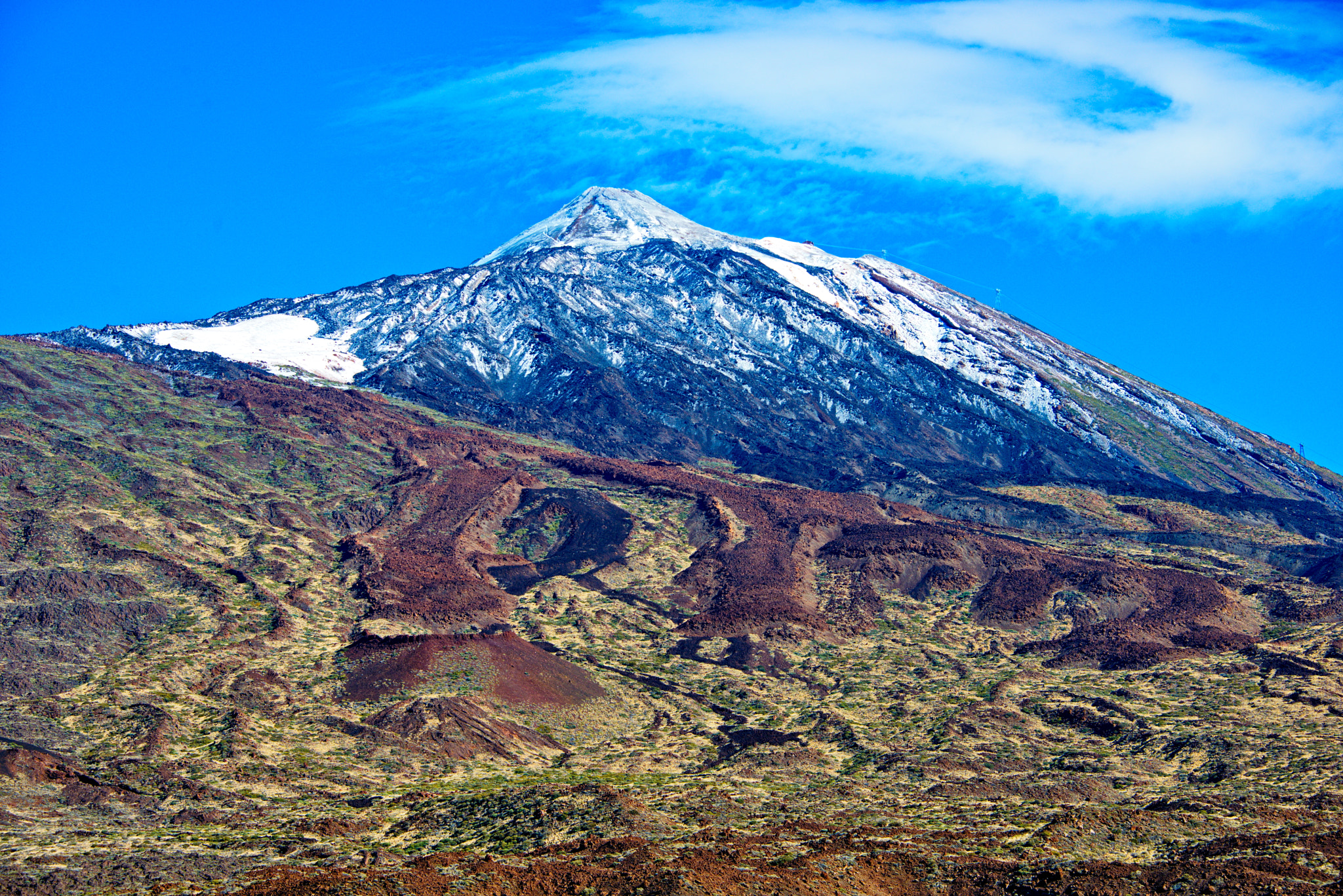 Nikon D800 sample photo. El teide in winter is the highest mountain of spai photography