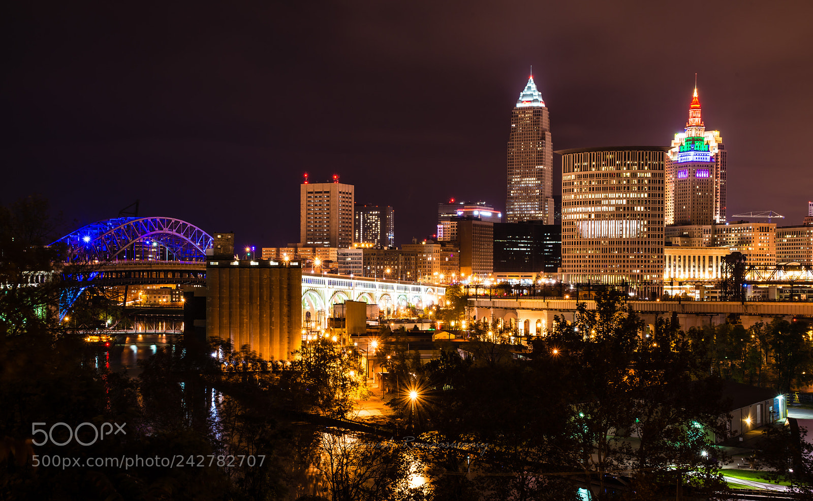 Nikon D800E sample photo. Downtown cleveland photography