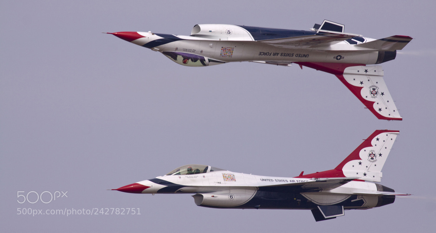 Canon EOS 50D sample photo. Top gun f-16 thunderbirds photography