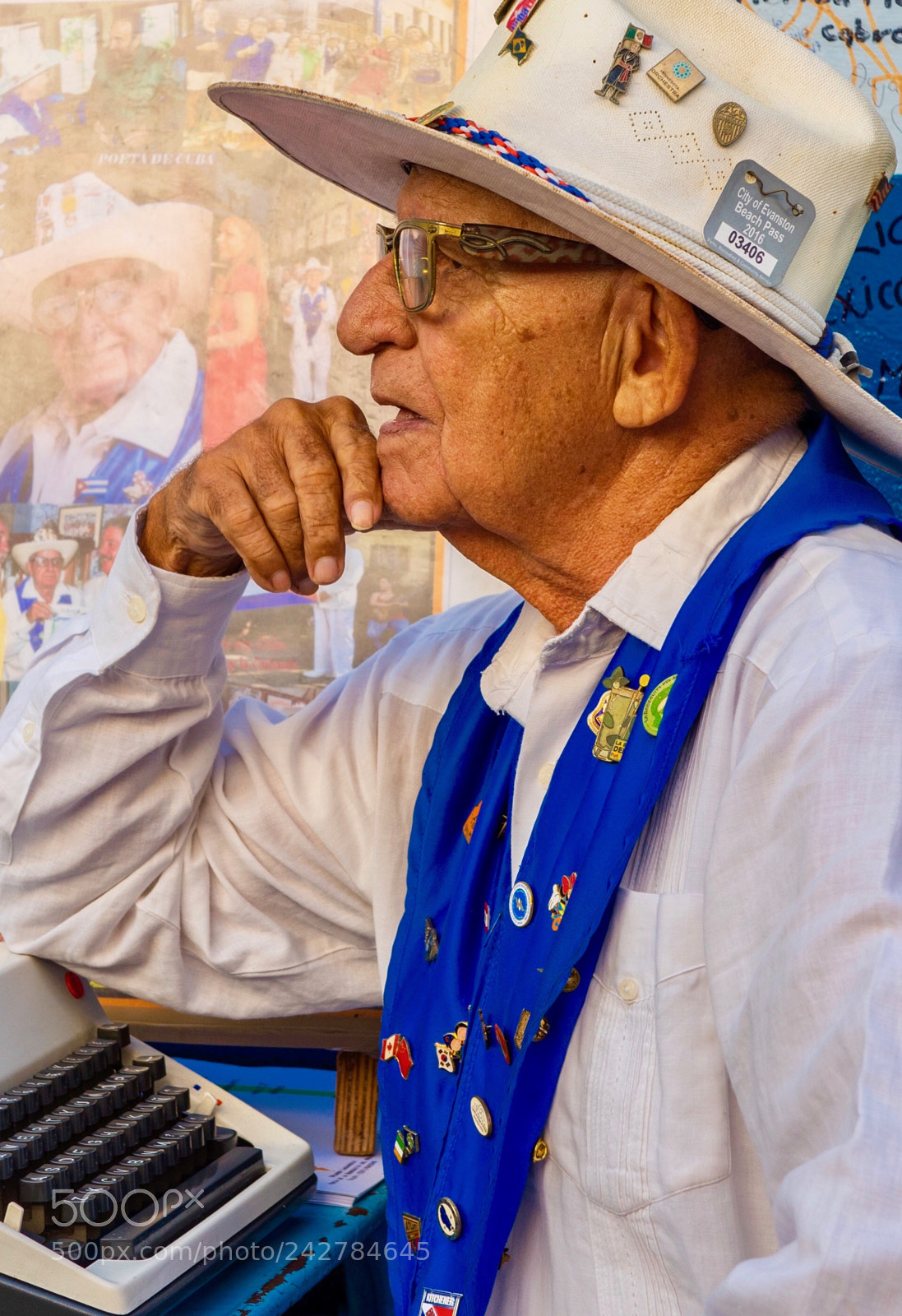 Nikon D810 sample photo. Cuban street poet photography